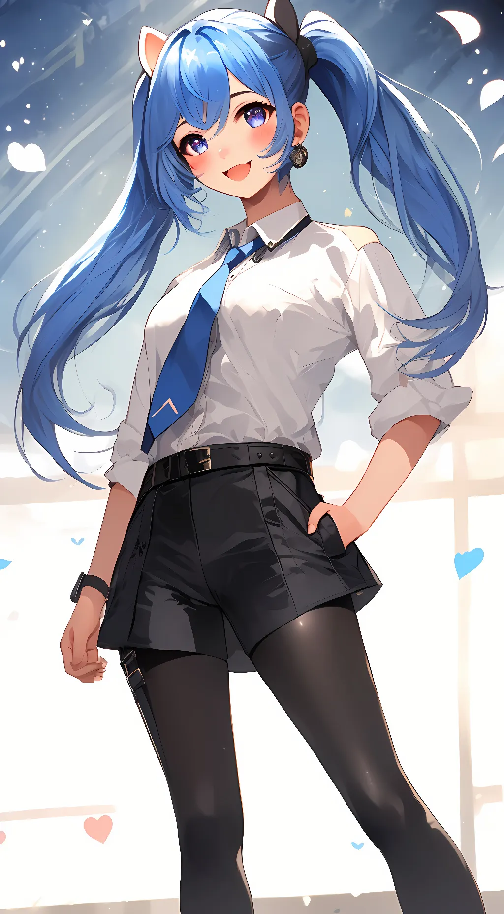 ai character: Hatsune Miku background
