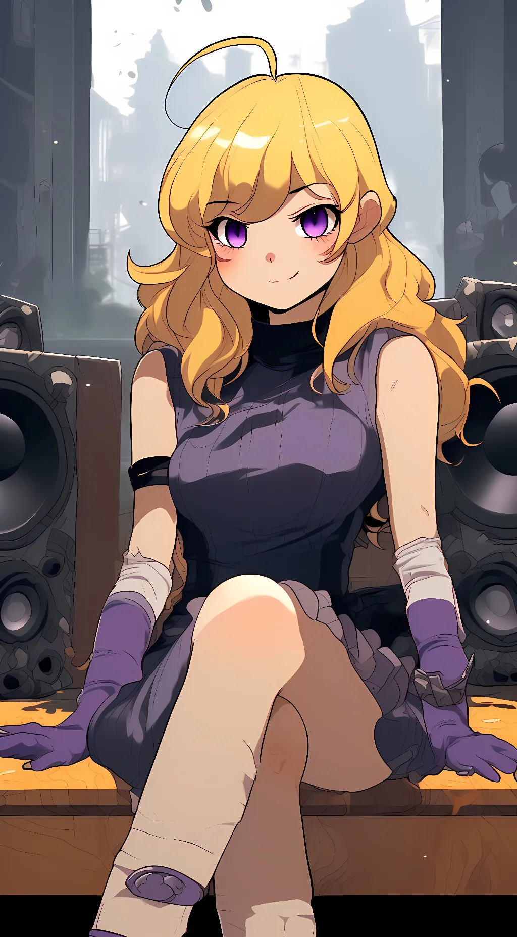 ai character: b-side girlfriend background