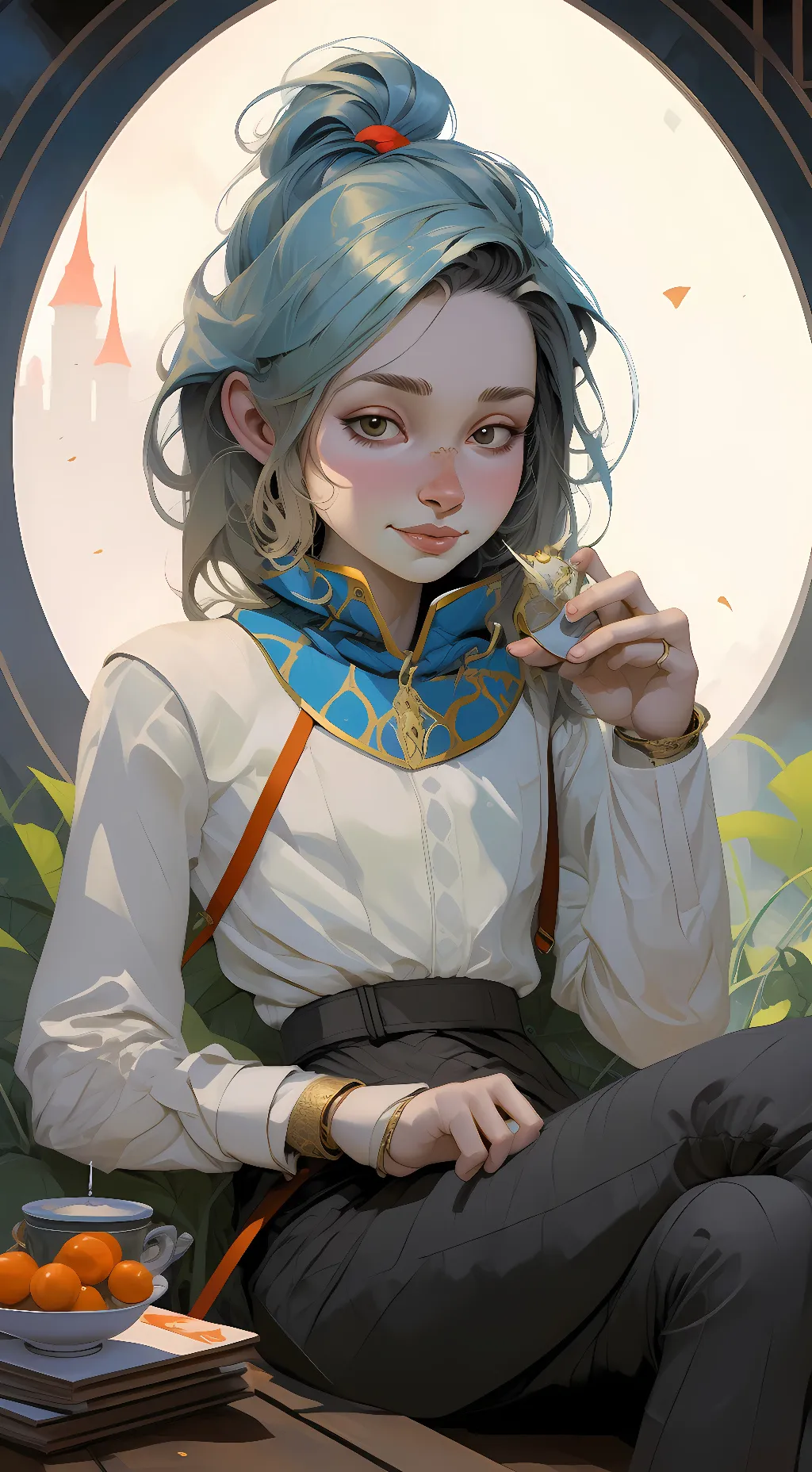 ai character: Ami background