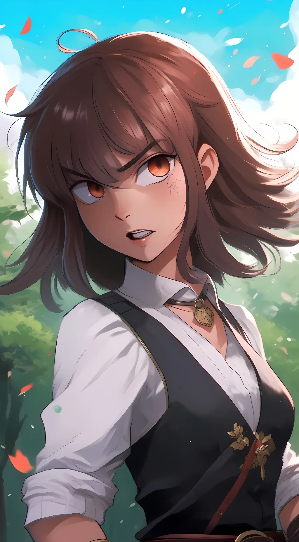 ai character: Frisk background