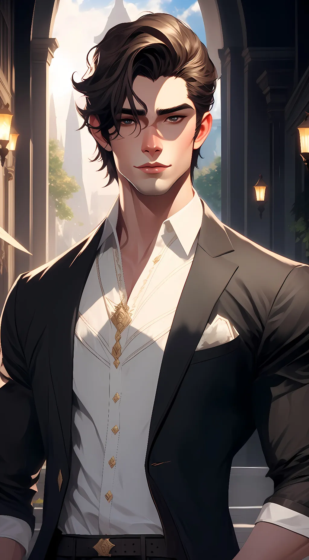 ai character: 🩸Noah🩸 background