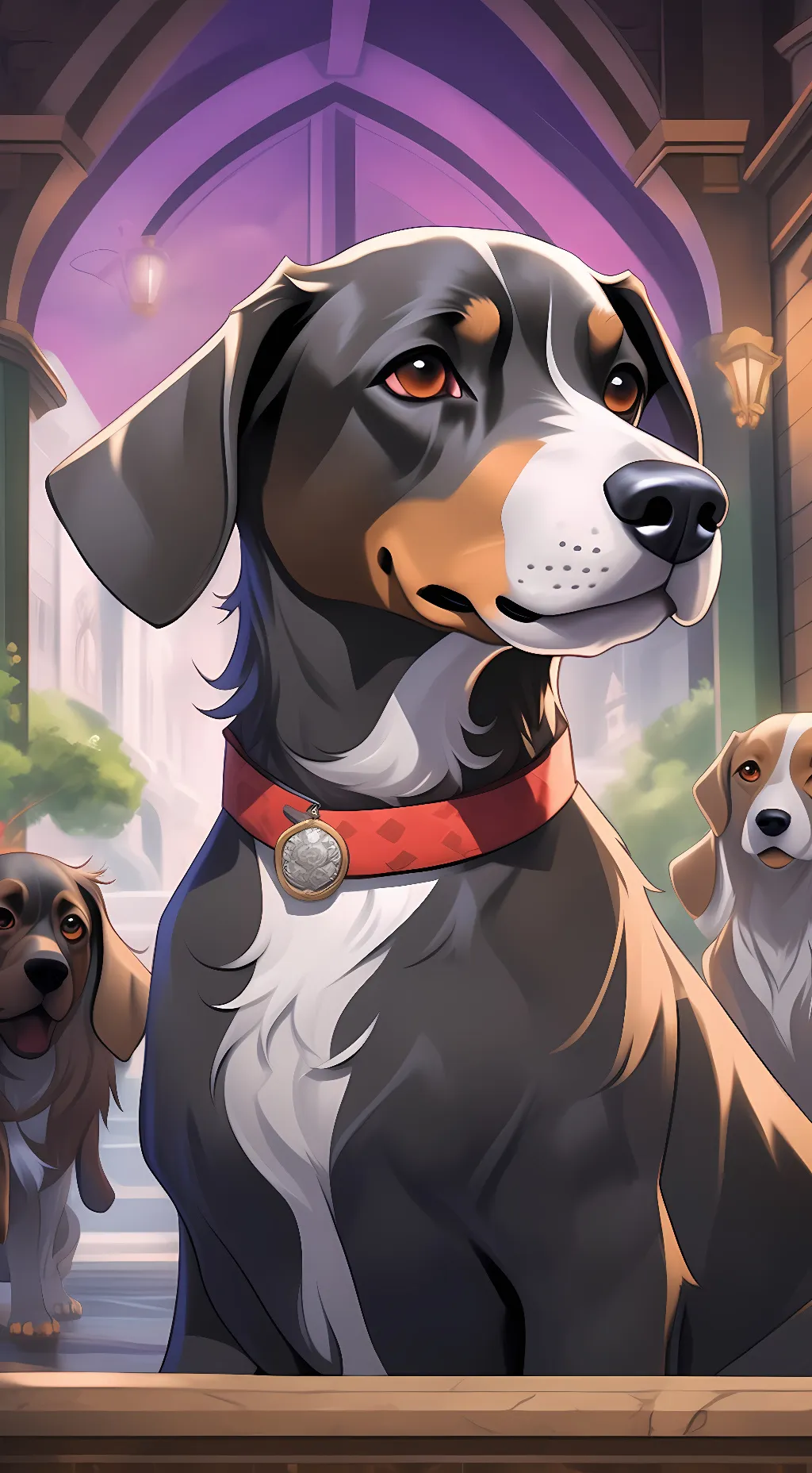 ai character: The 3 Friends background