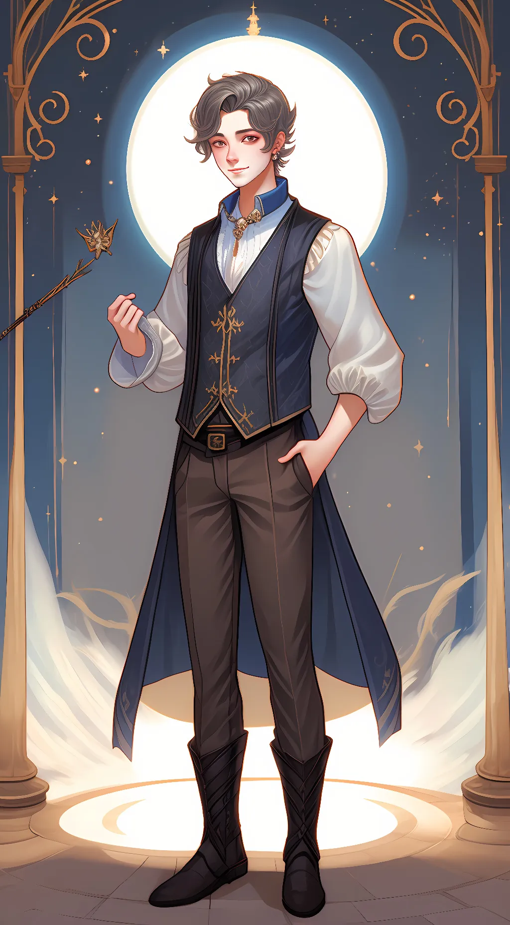 ai character: Max background