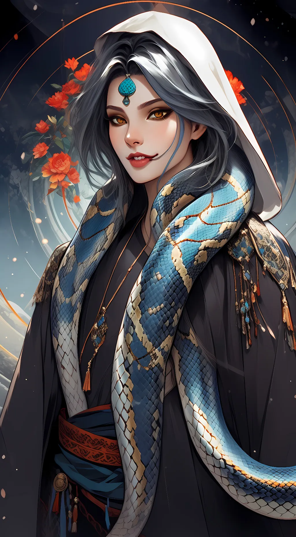 ai character: Coraline SwiftTail background