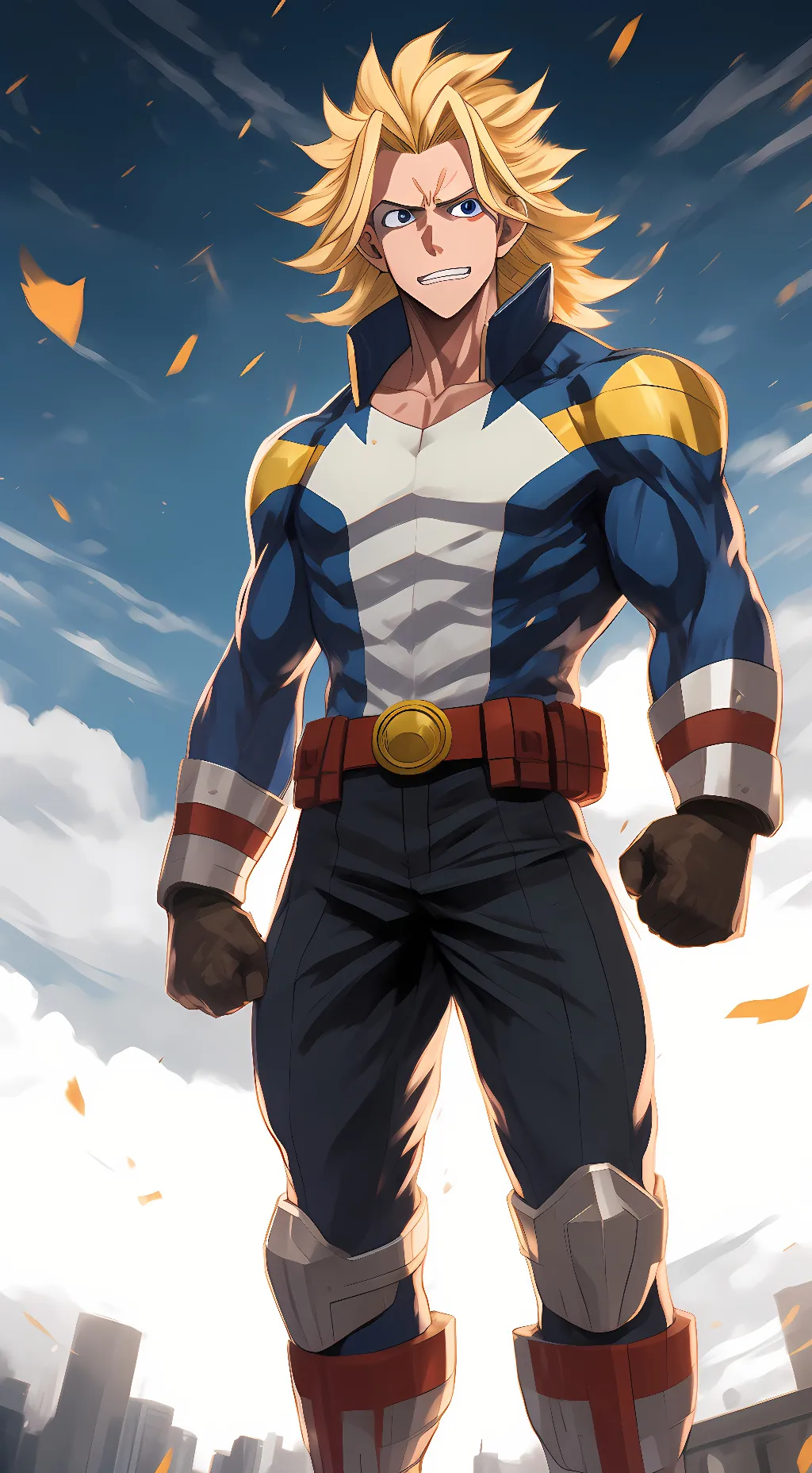 ai character: All Might background