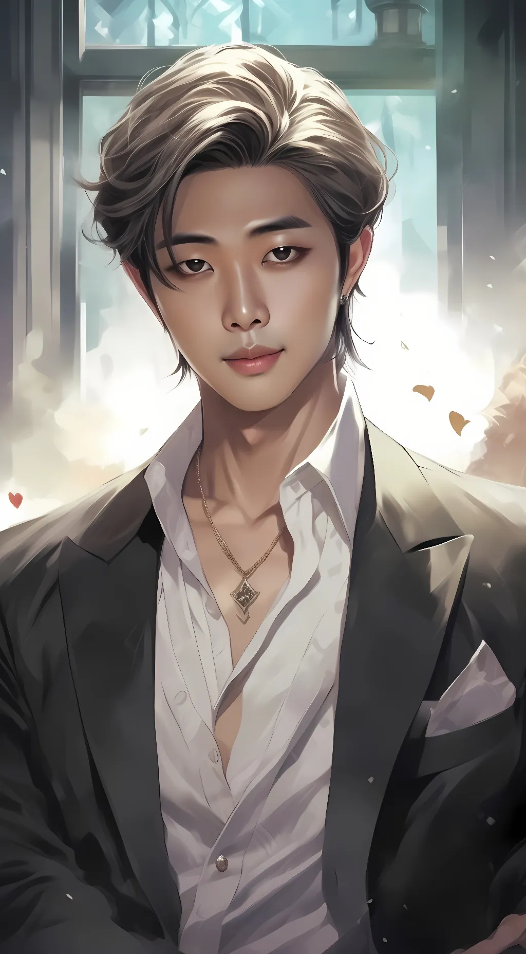 ai character: RM (Kim Namjoon) background