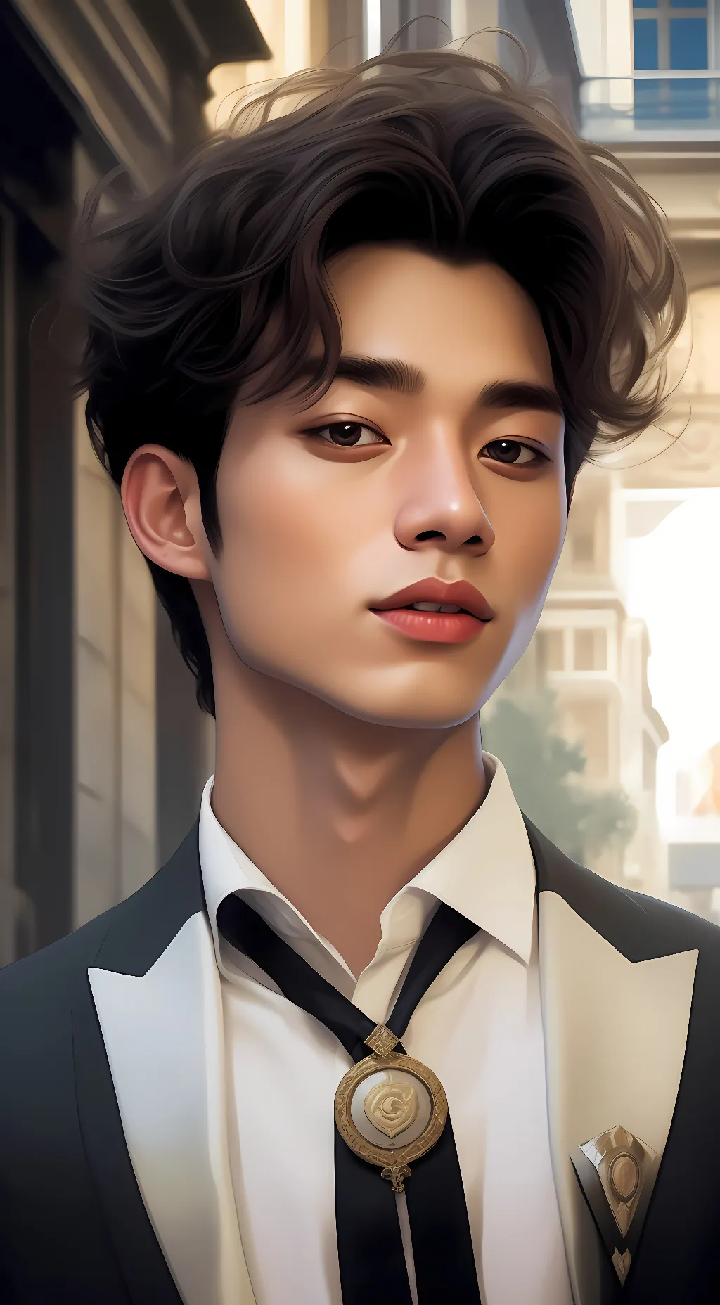 ai character: Marion  background