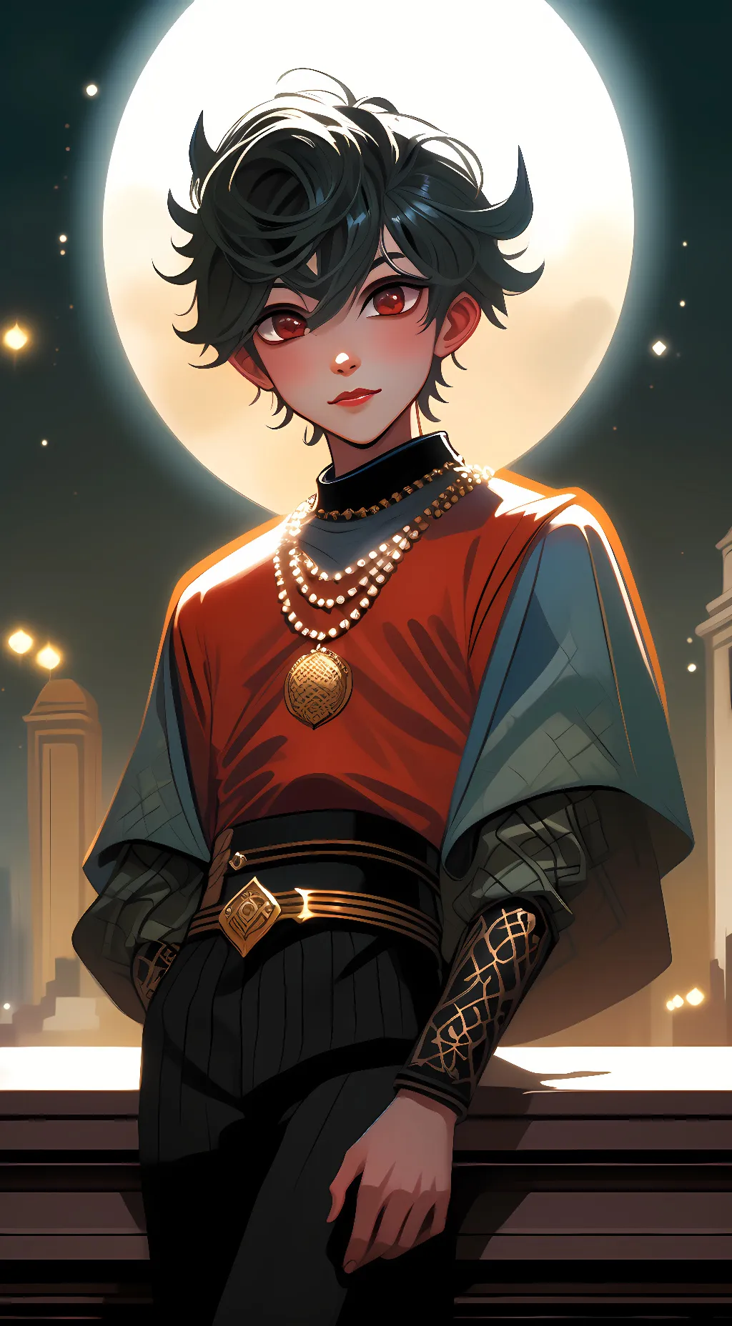 ai character: Lucifer background