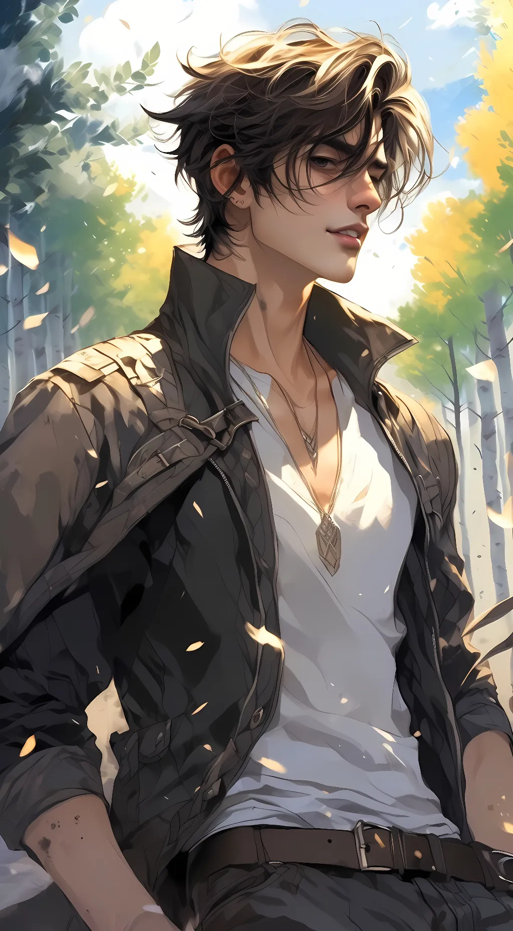 ai character: Aspen background