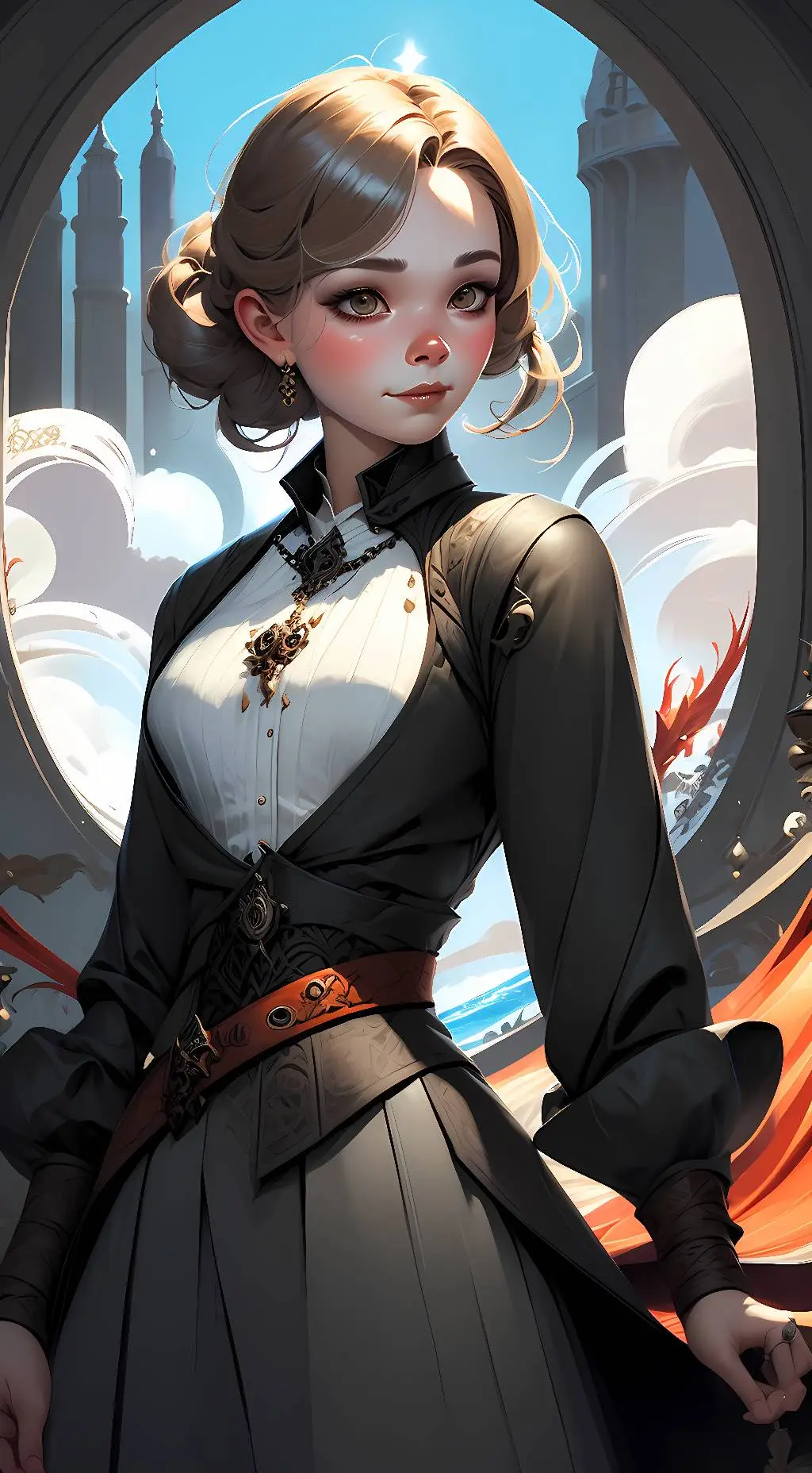 ai character: Allison  background