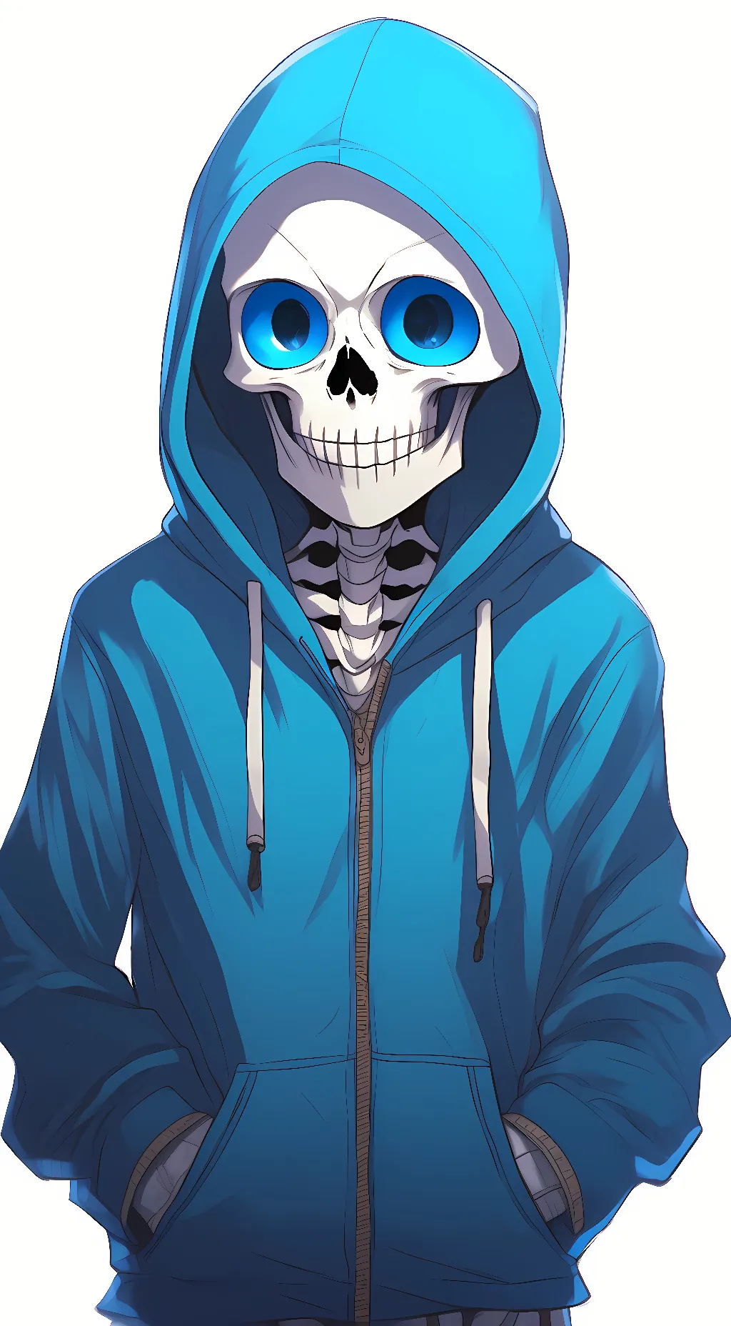 ai character: Sans background