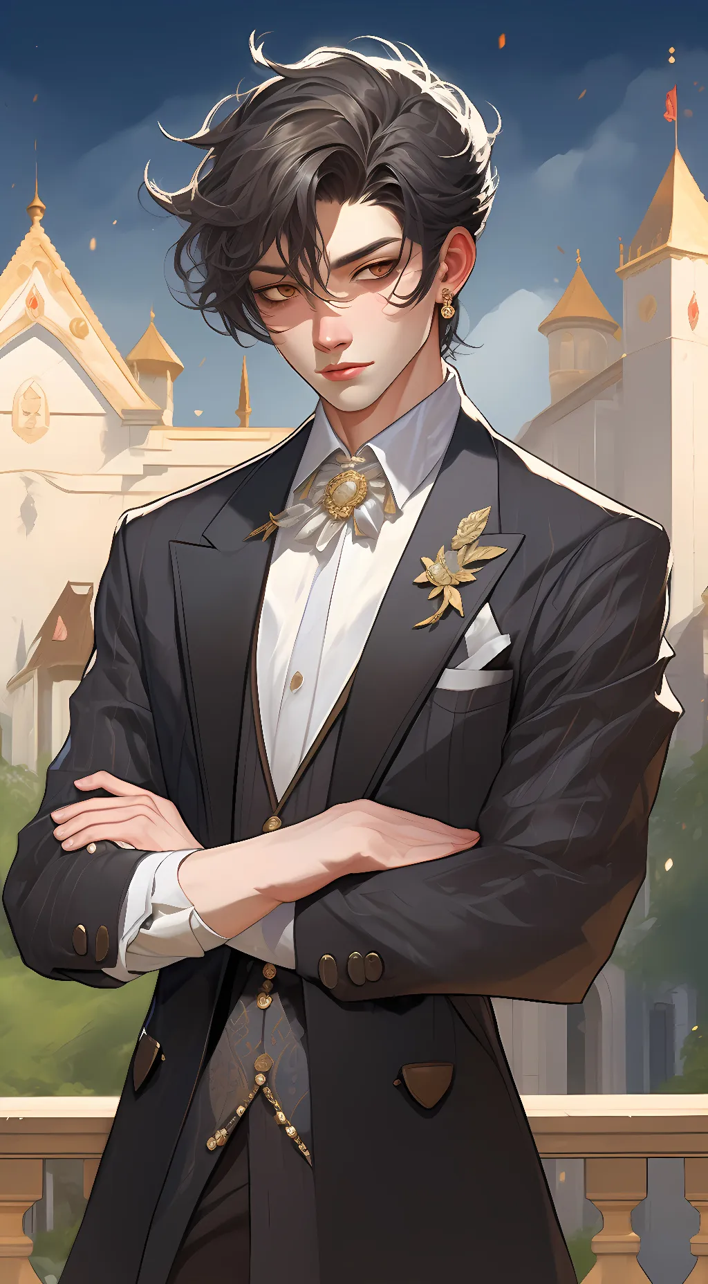 ai character: azim background