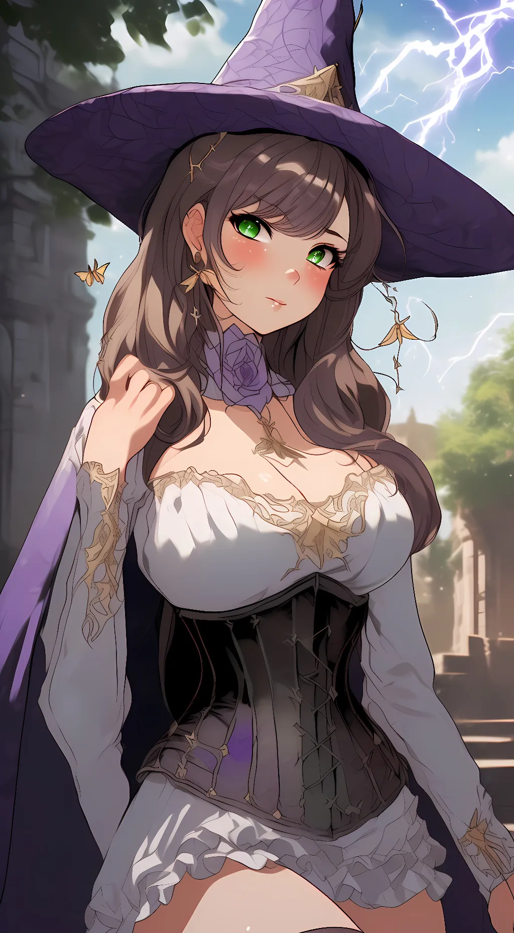 ai character: Lisa  background