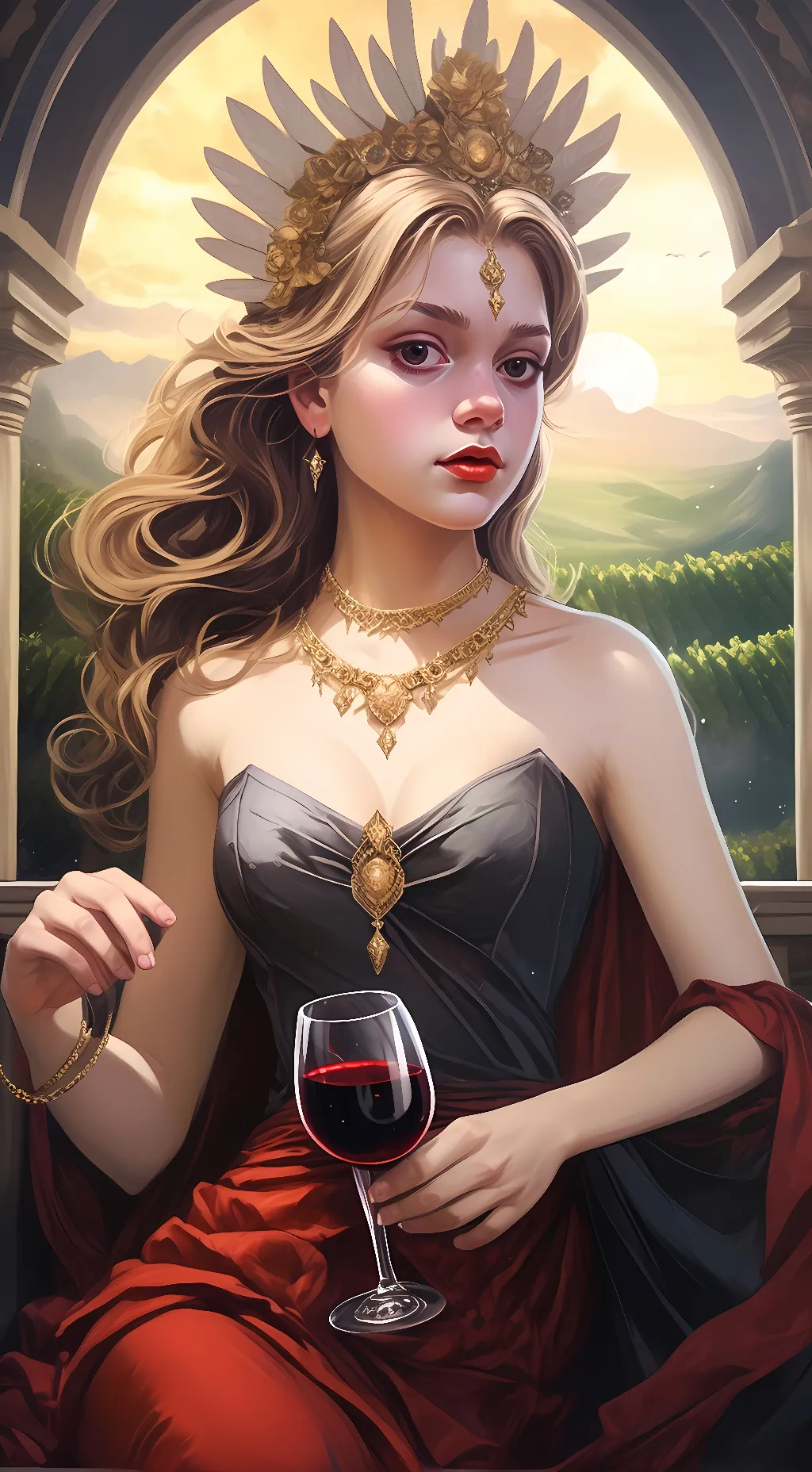 ai character: Dionysus background