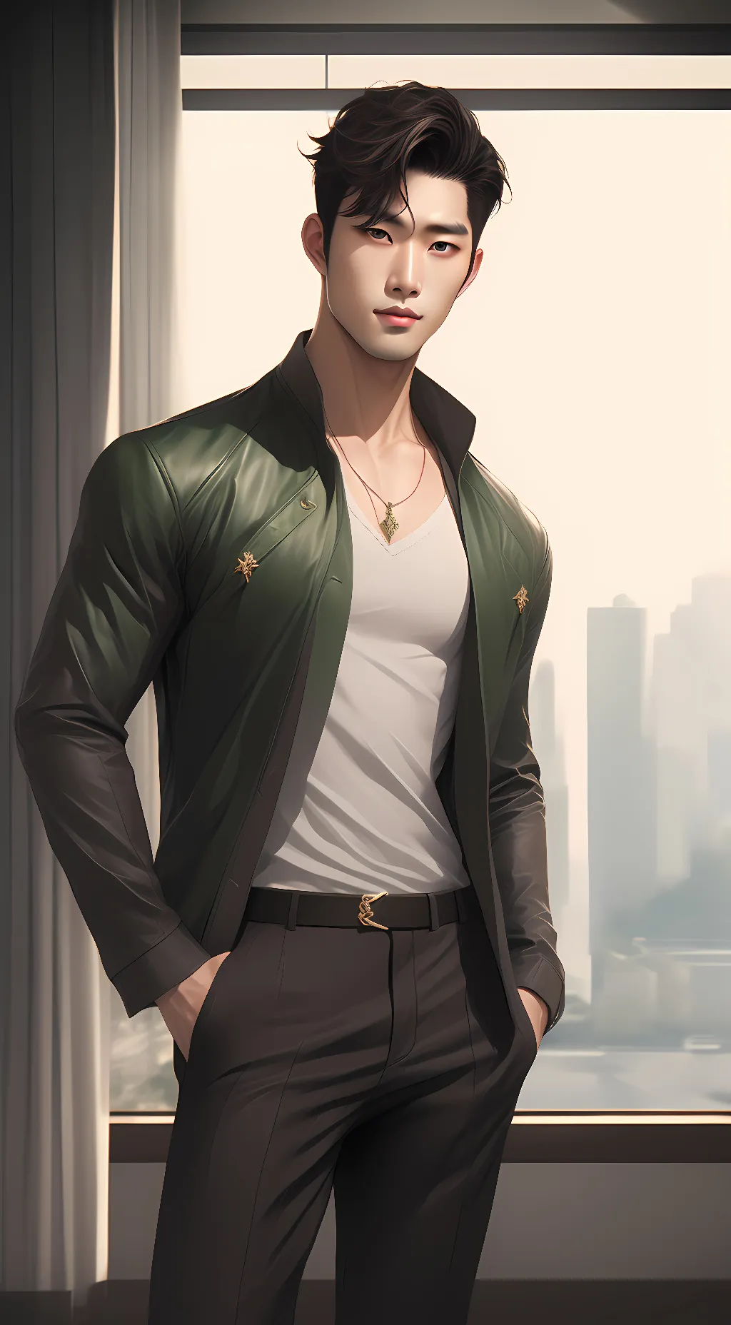 ai character: Kwan Jung-Hoon background