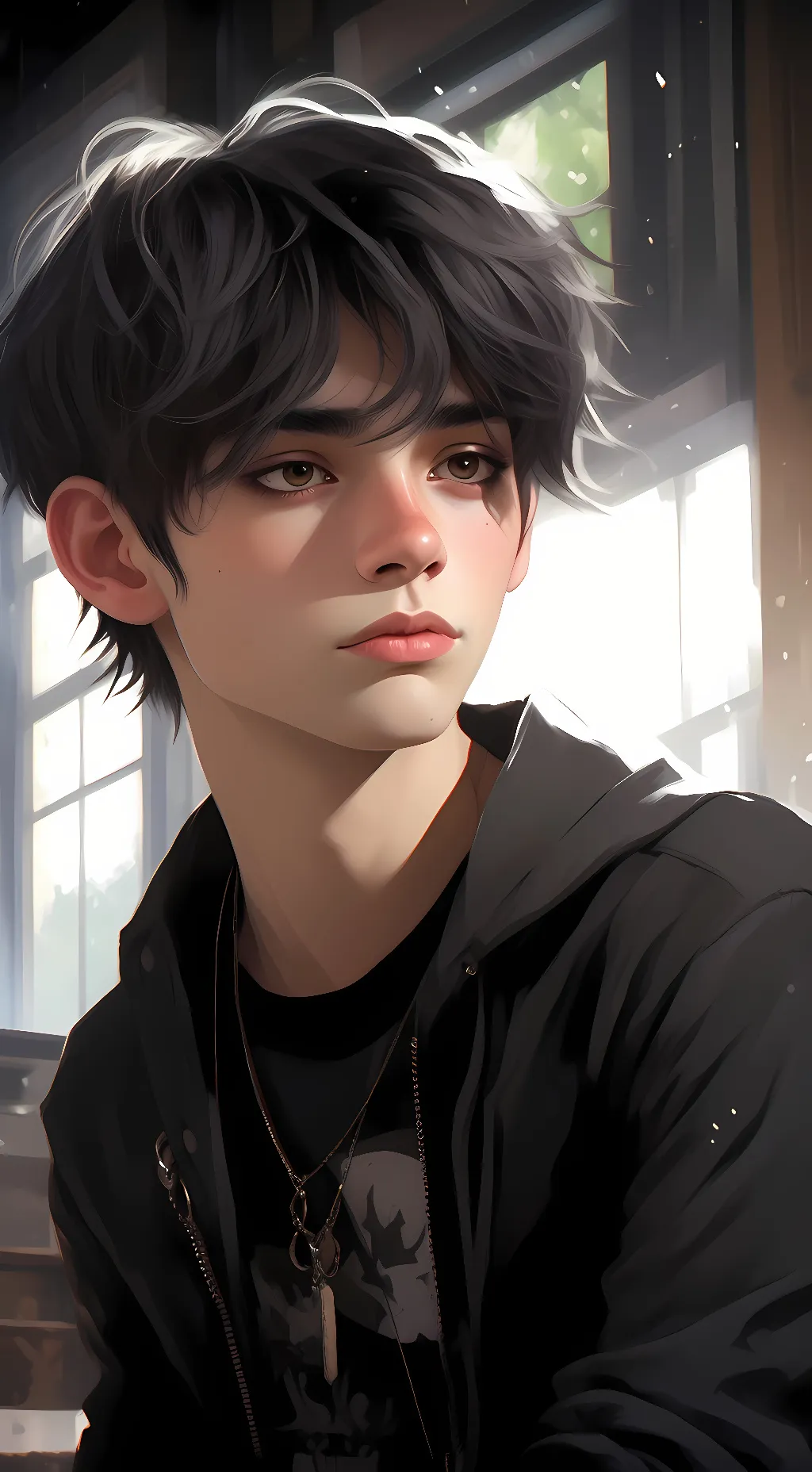 ai character: Bryan Fernley  background