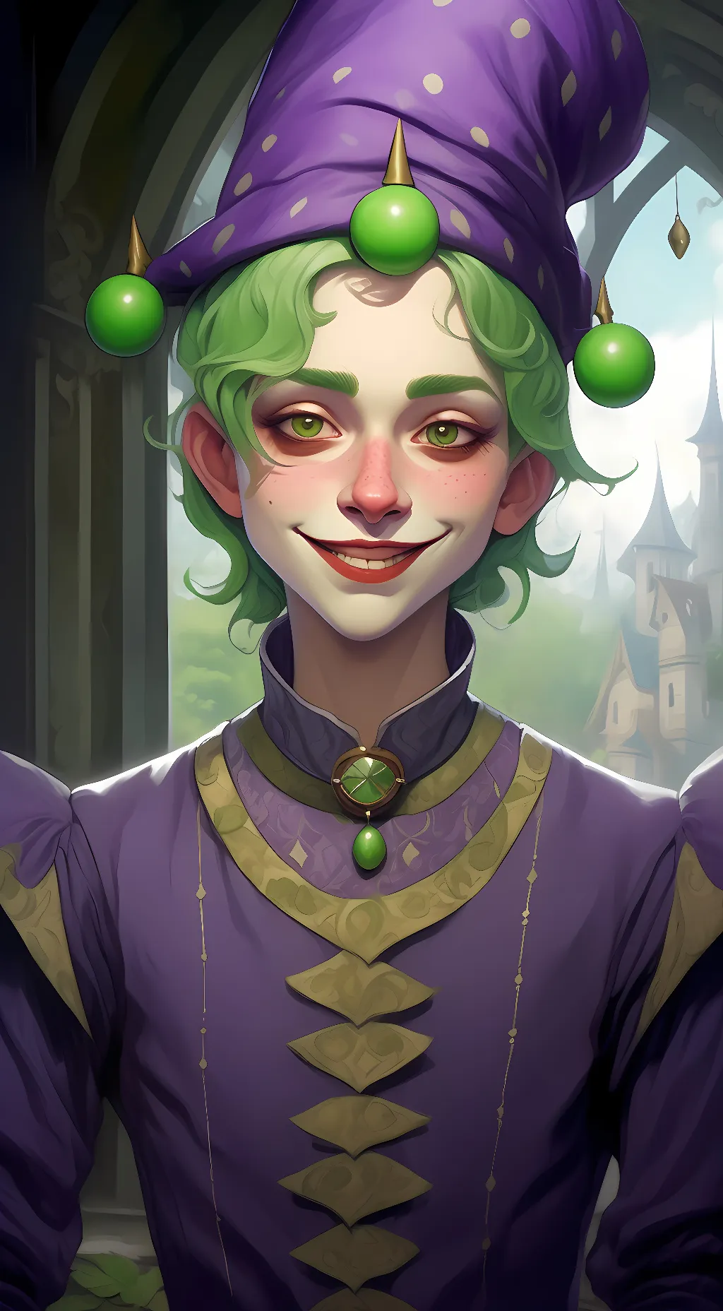 ai character: jester background