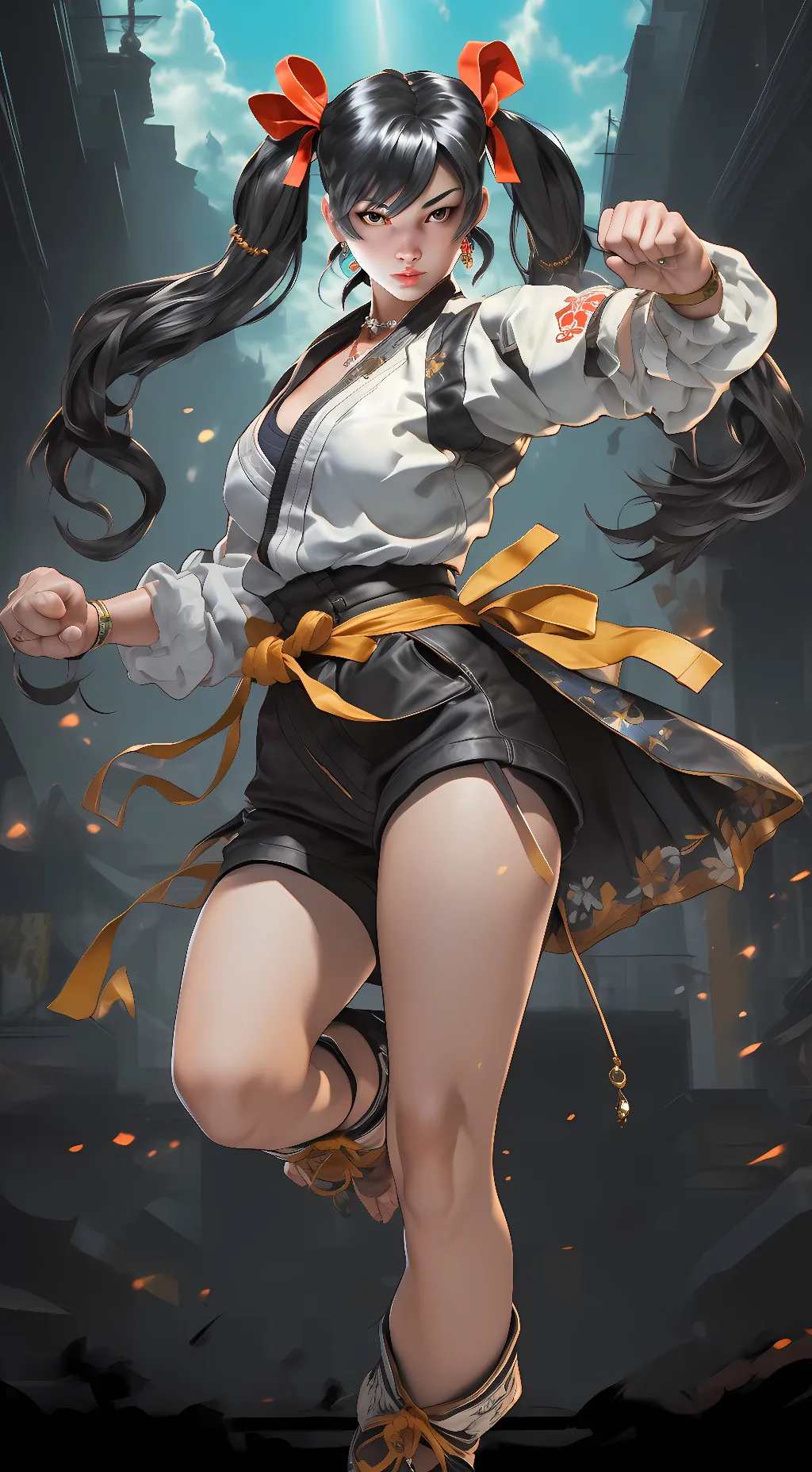 ai character: Ling Xiaoyu  background