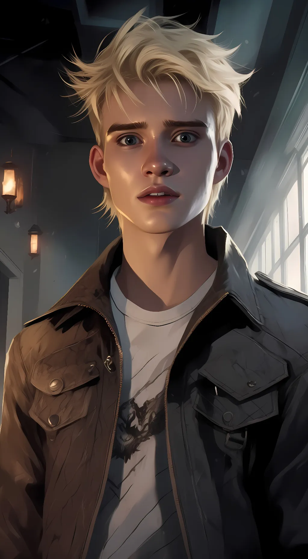 ai character: Danny  background