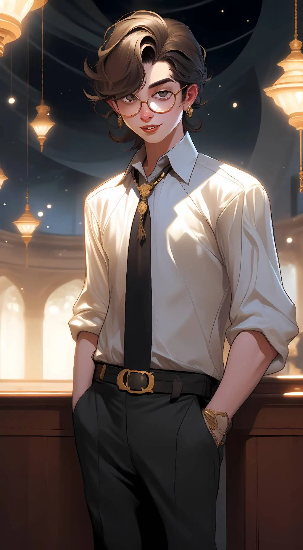 ai character: ♤FINN♤ background