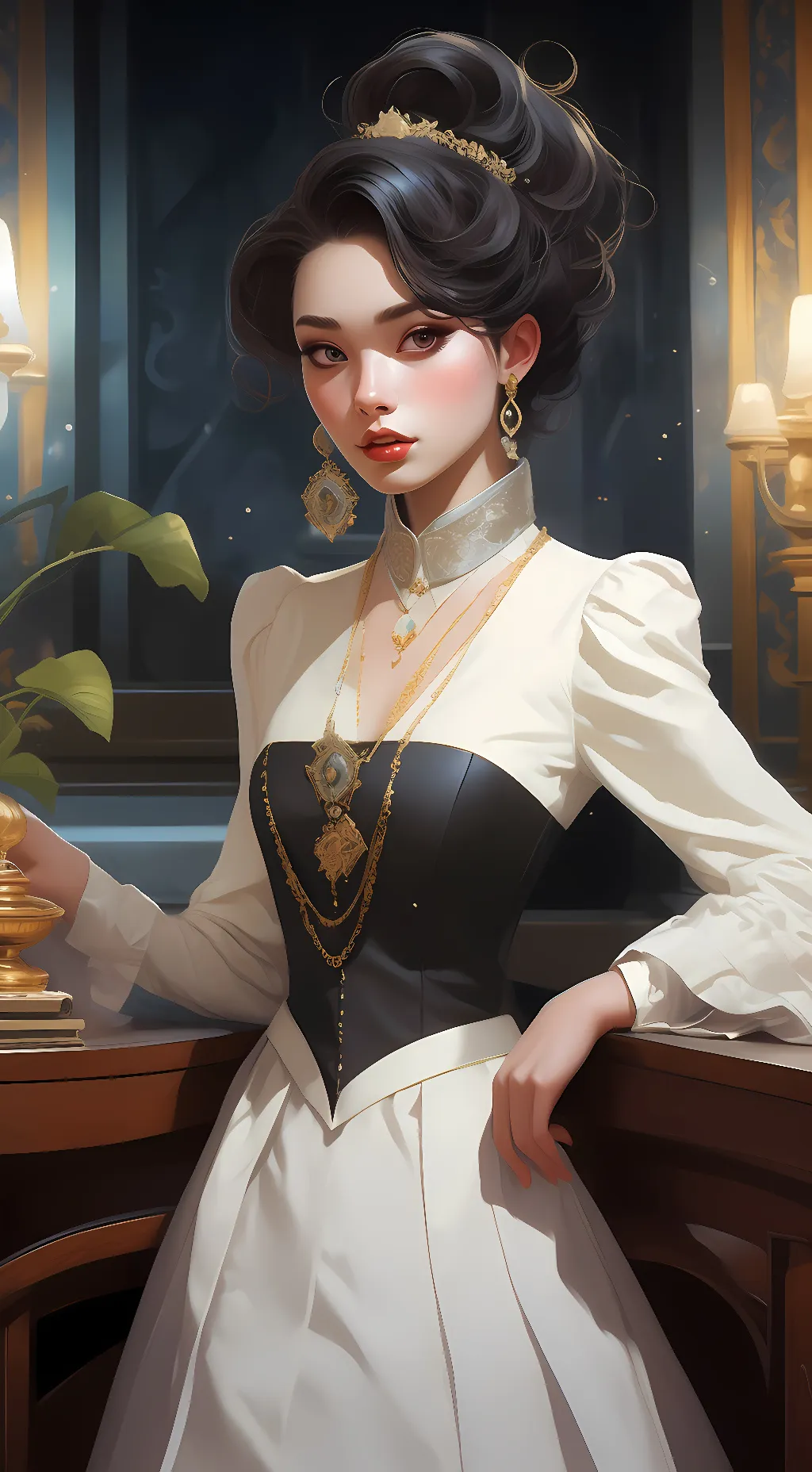 ai character: Eva background