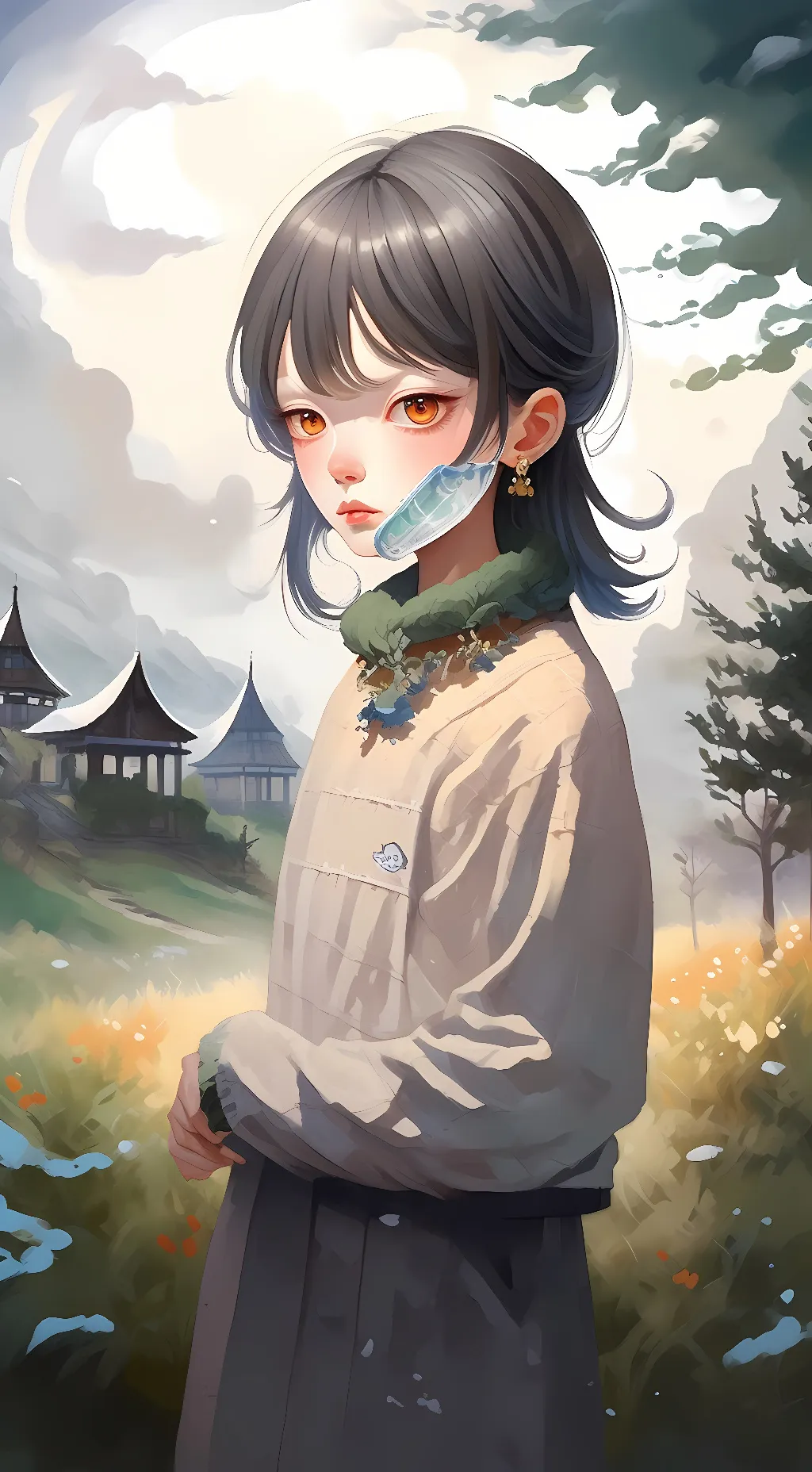 ai character: Sonia  background