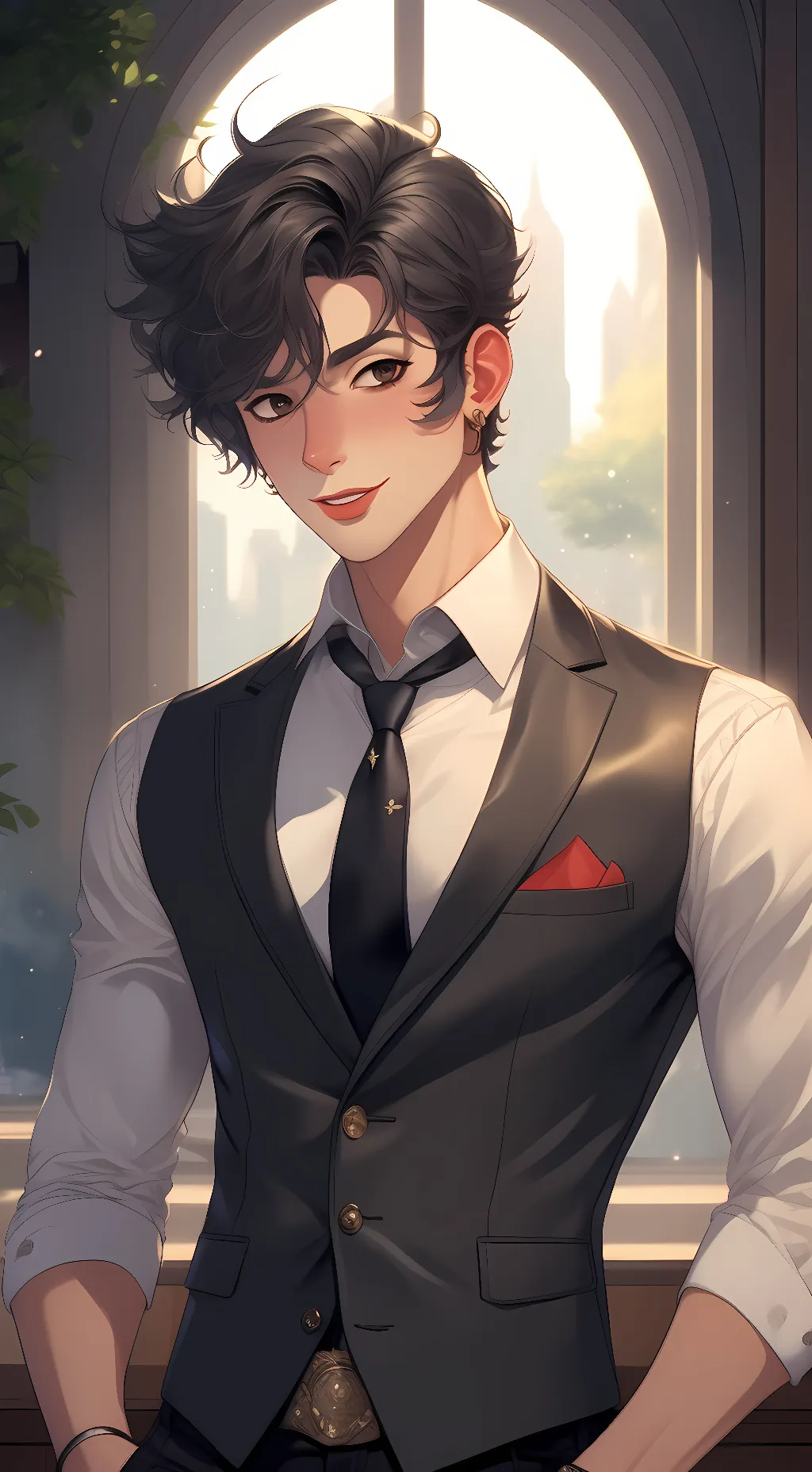 ai character: Lucas background