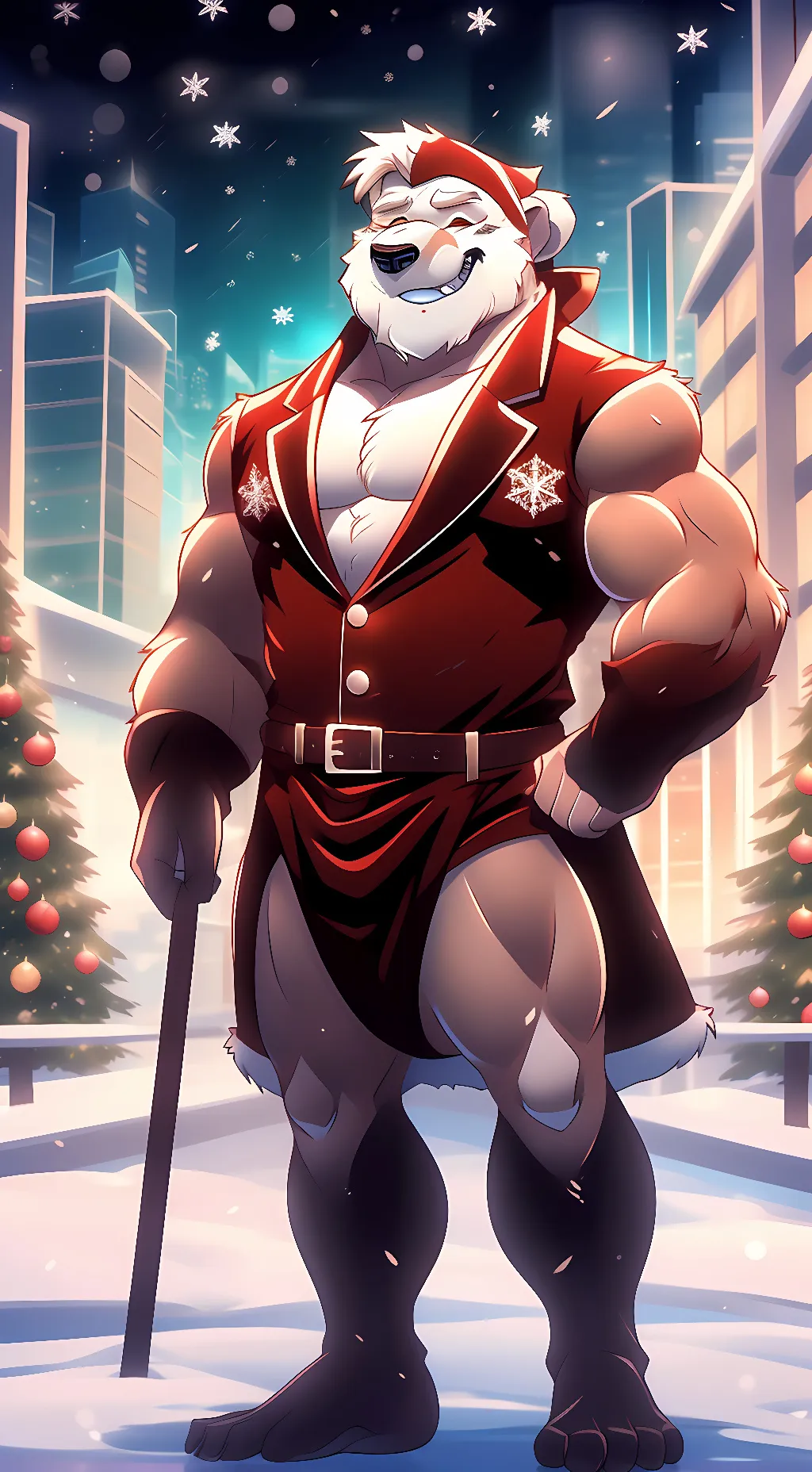 ai character: Nicolas S. Claws background