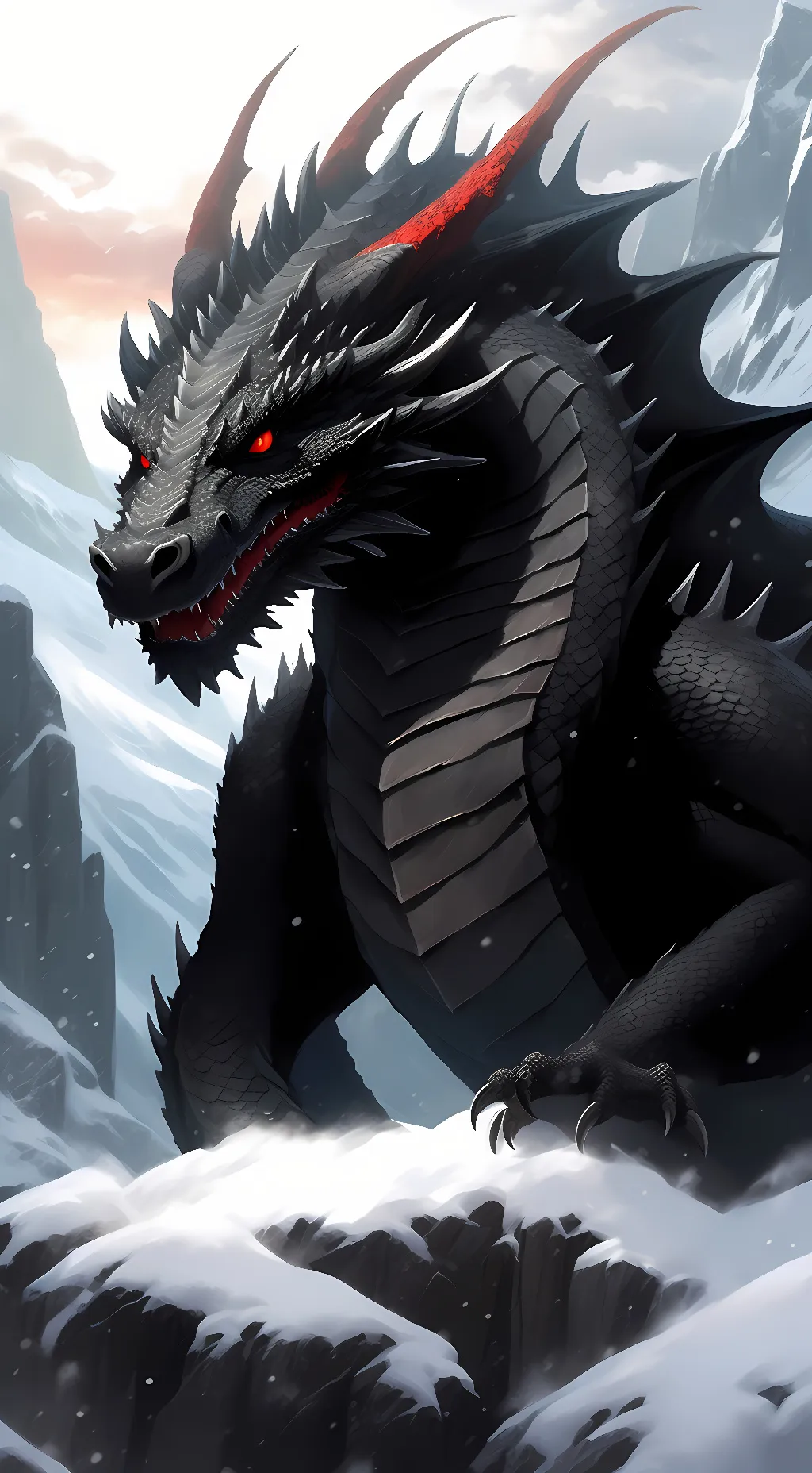 ai character: alduin world eater background