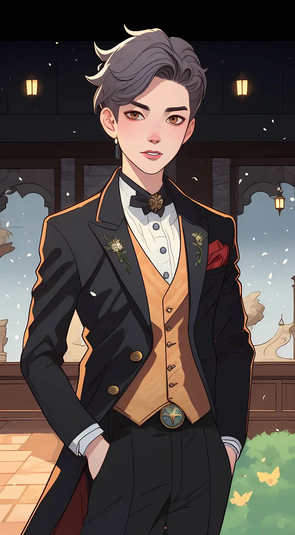 ai character: Nero background