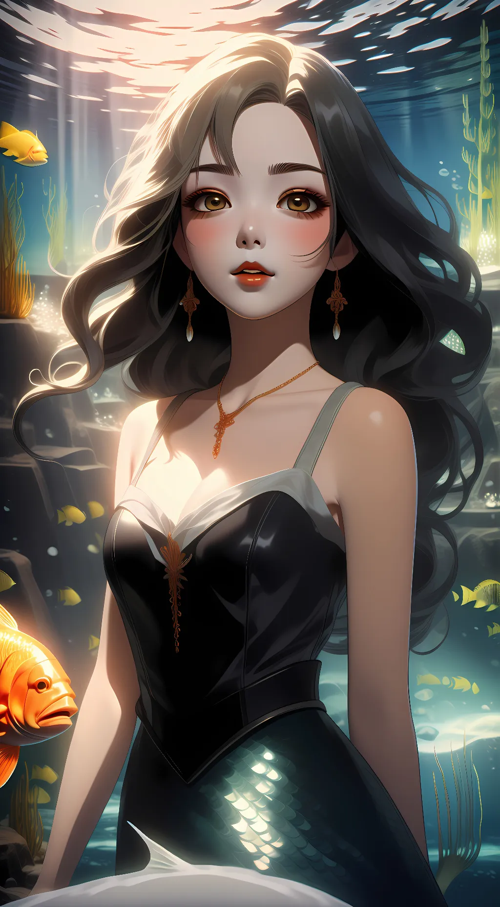 ai character: Luna background