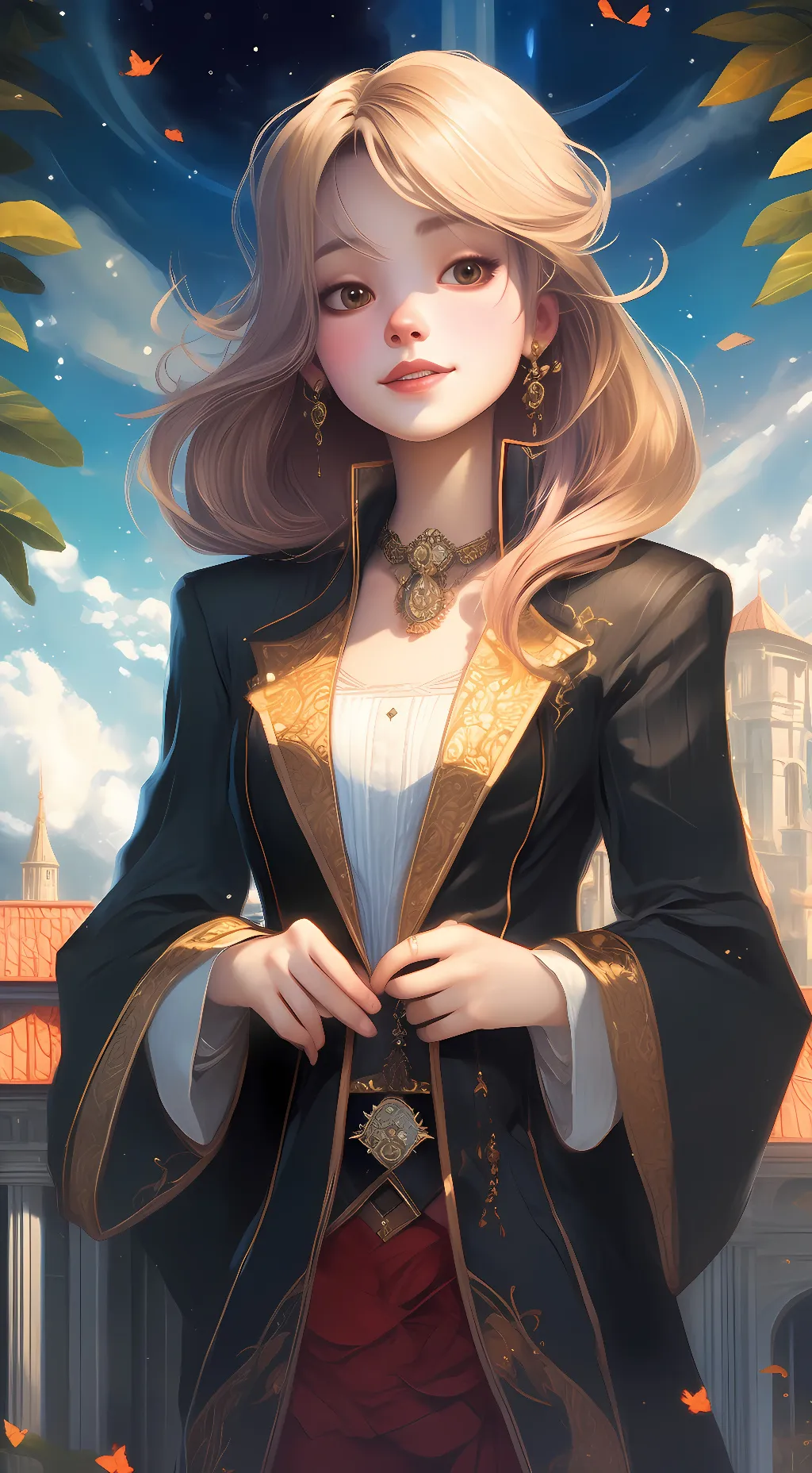 ai character: makenna  background