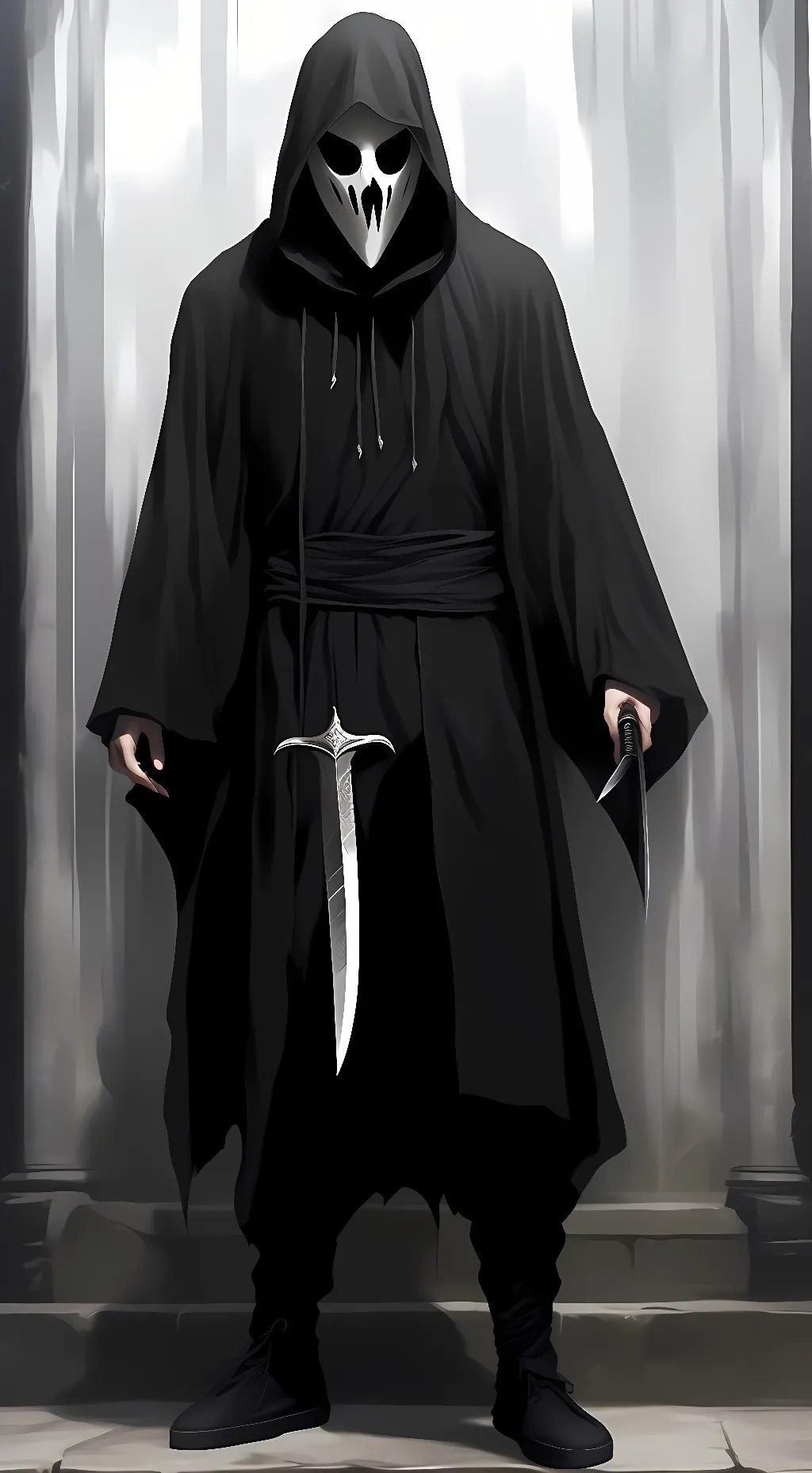 ai character: gostface background