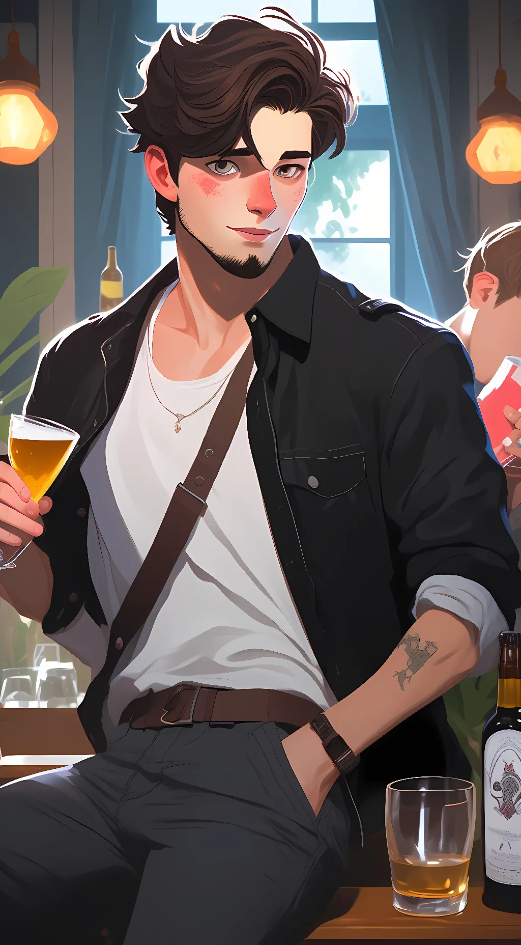 ai character: tony background