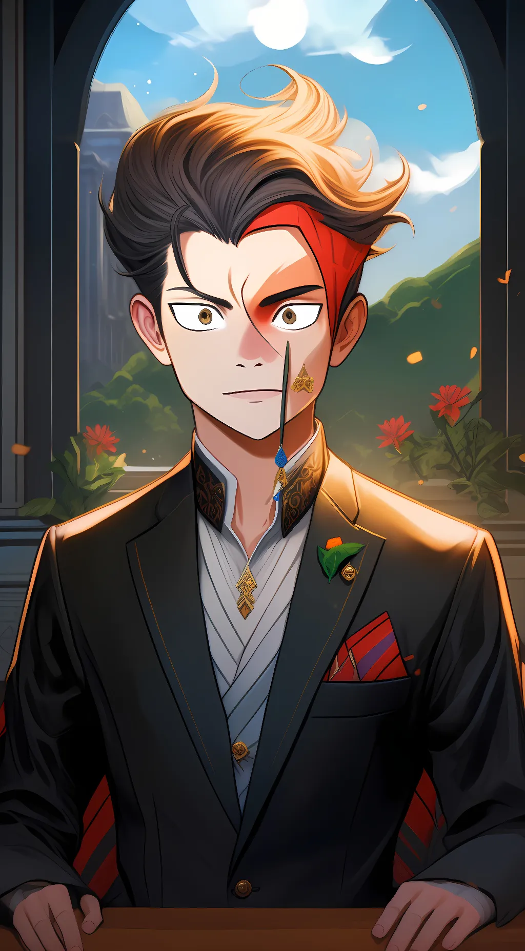 ai character: Tuji background