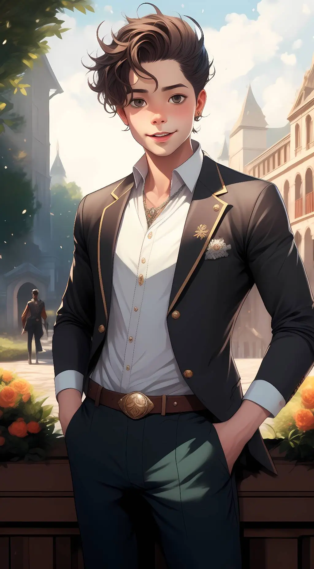 ai character: Paxton background