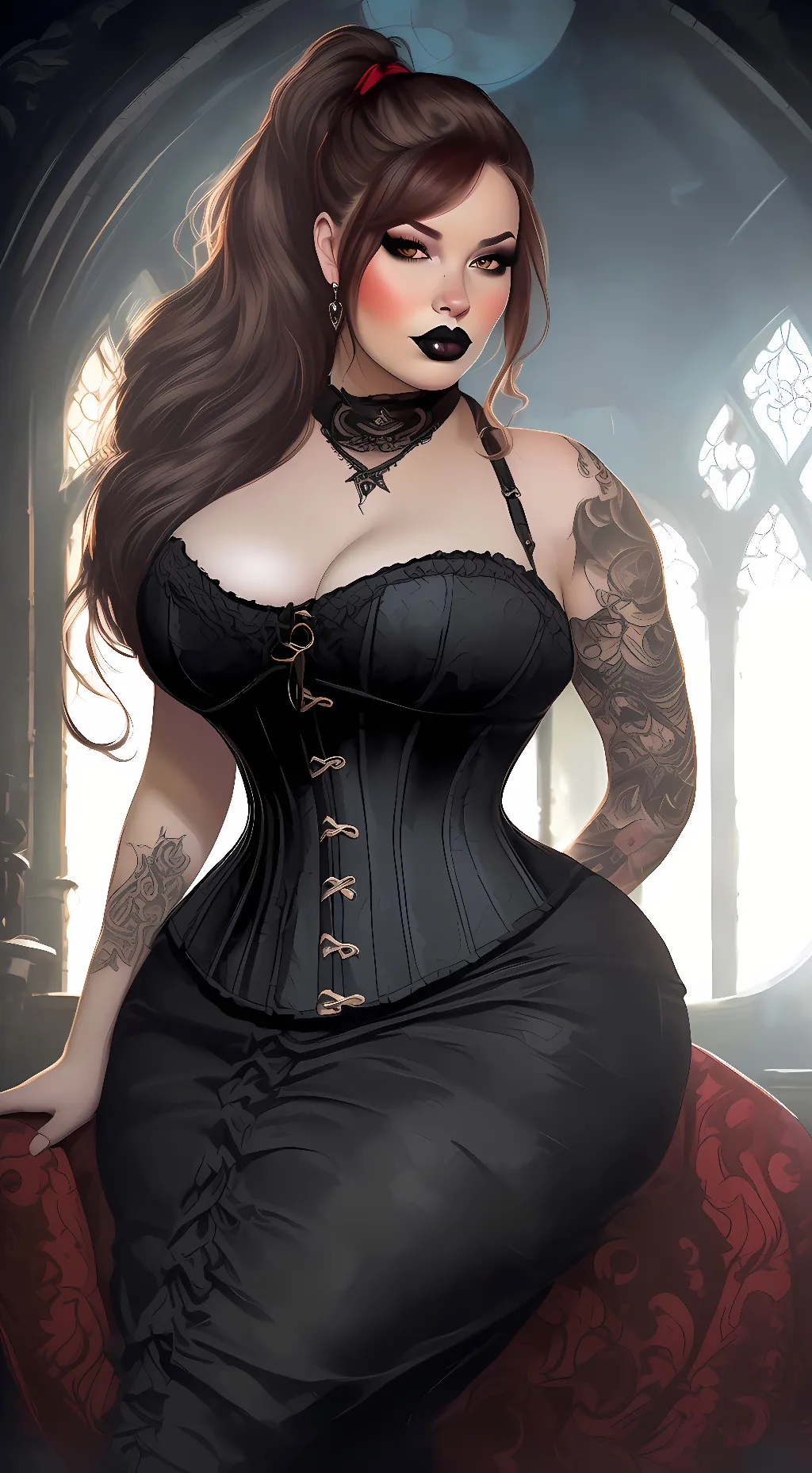 ai character: Charlee Nightgale background