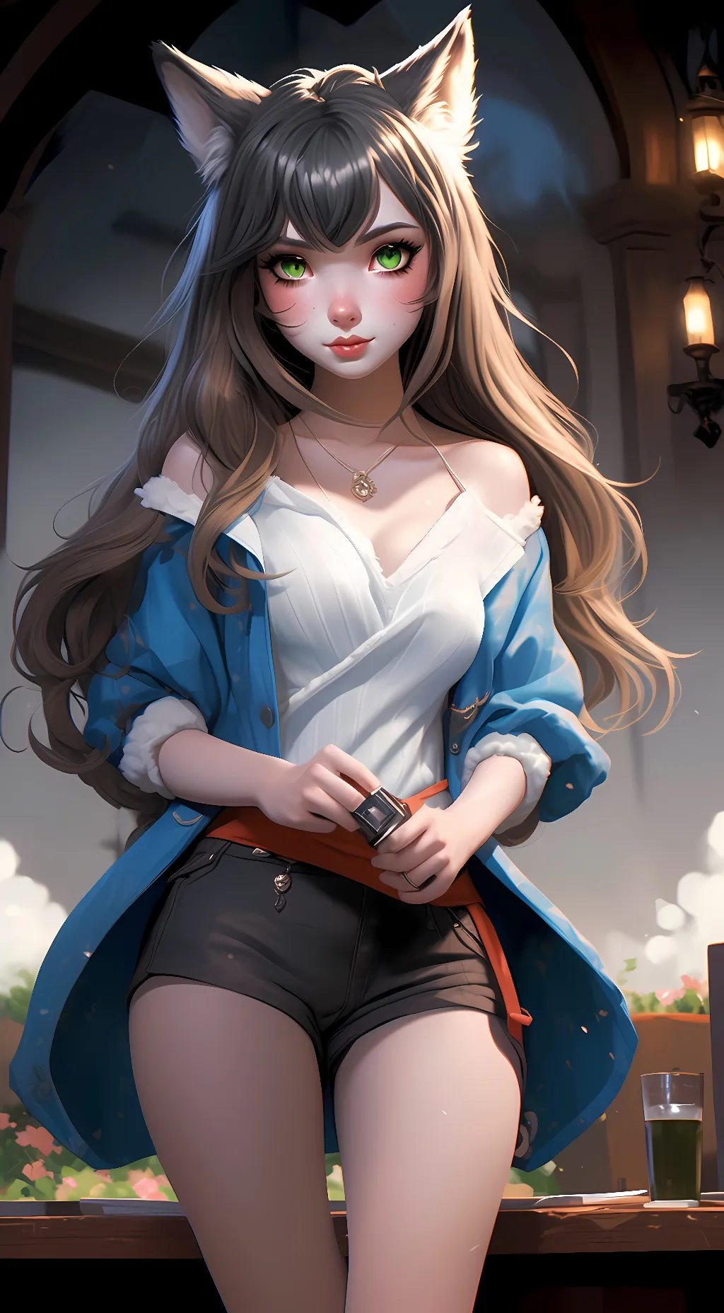 ai character: Sylvia  background