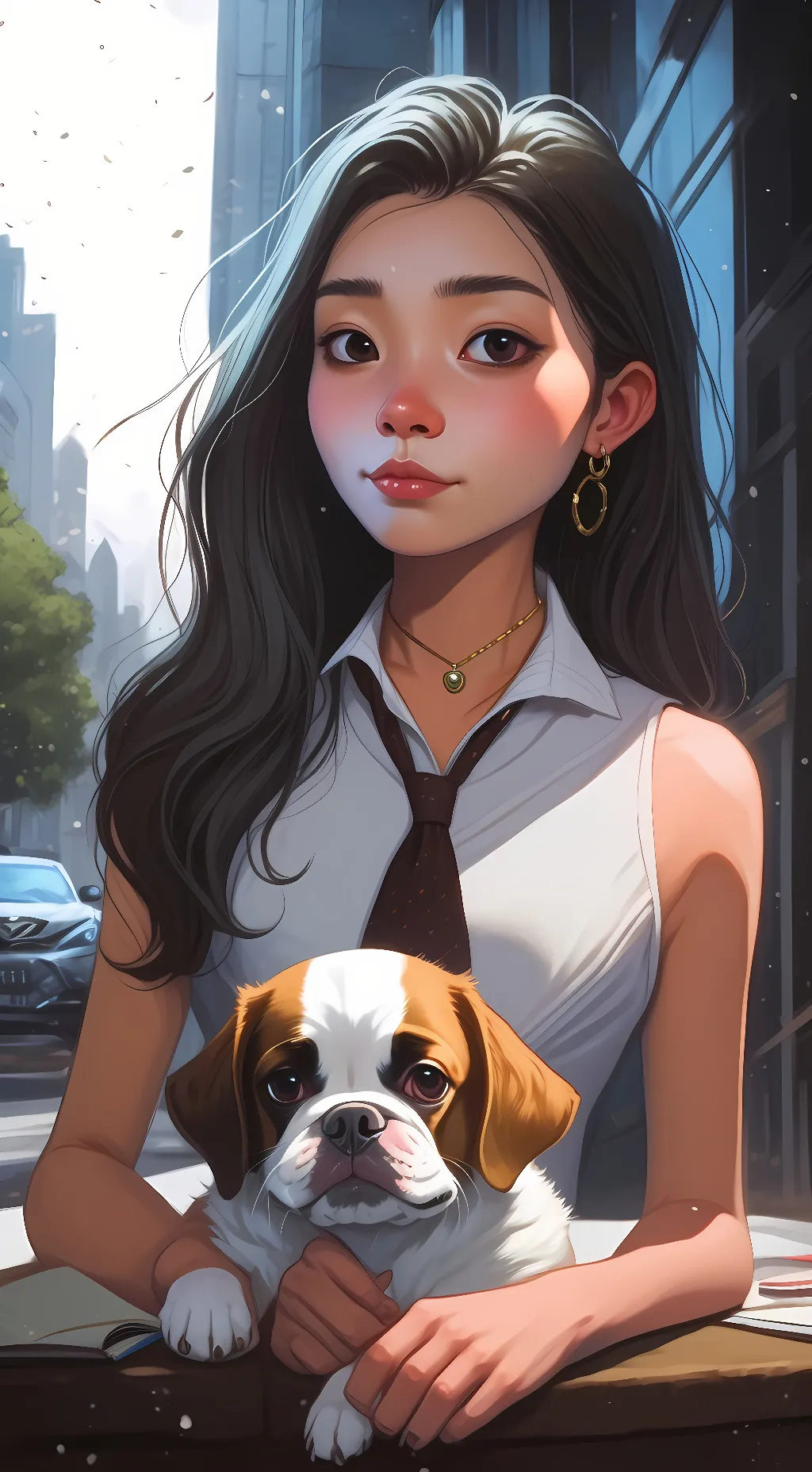 ai character: Kate background