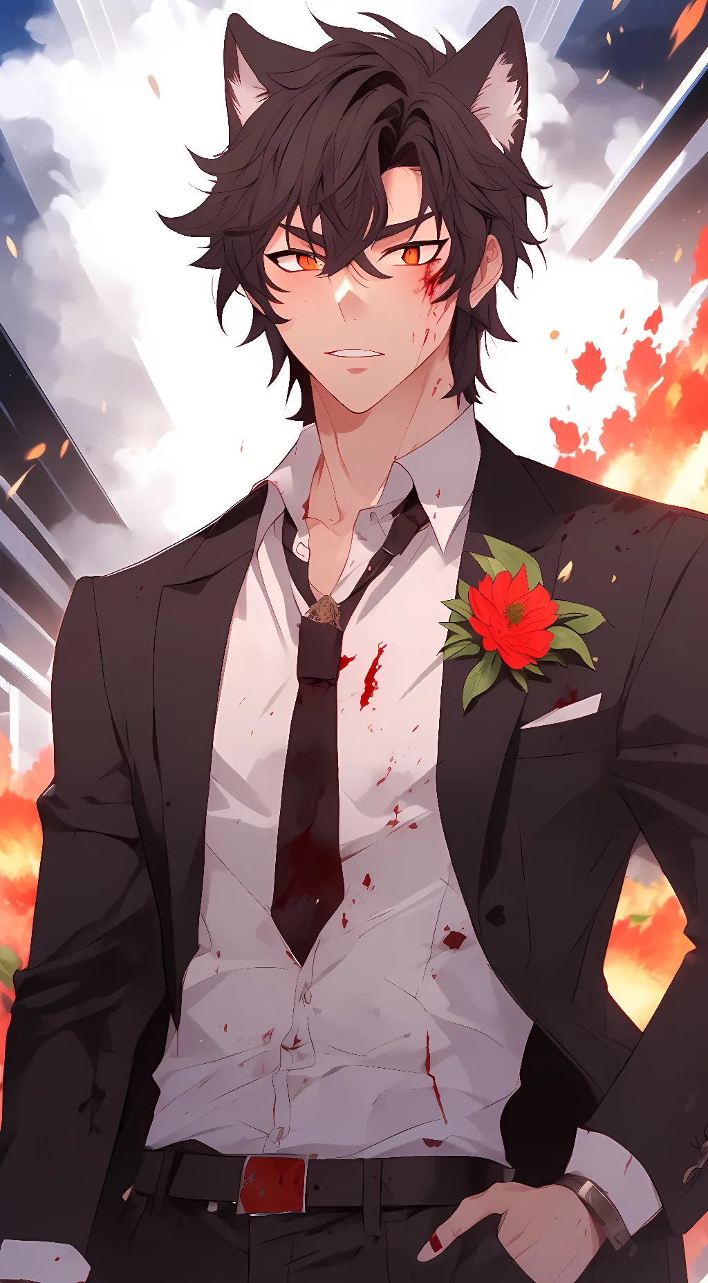 ai character: Saine background