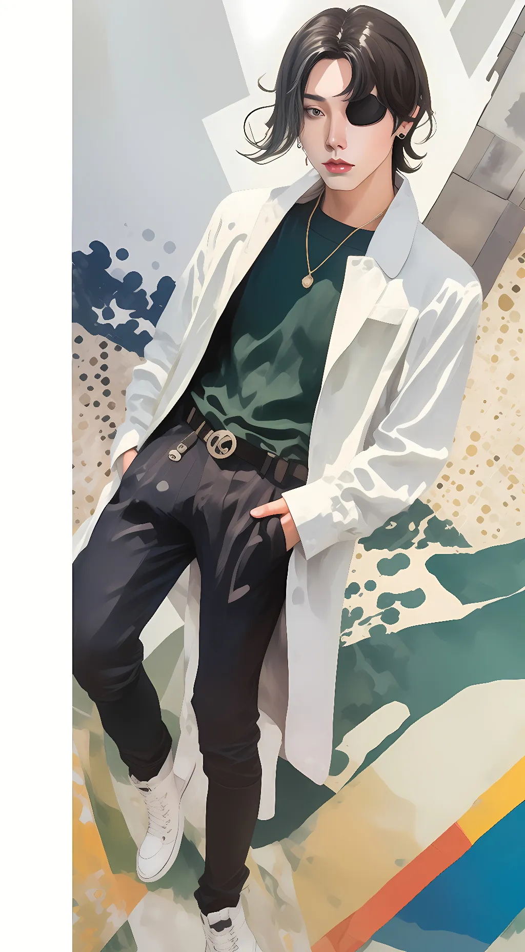 ai character: Daniel  background