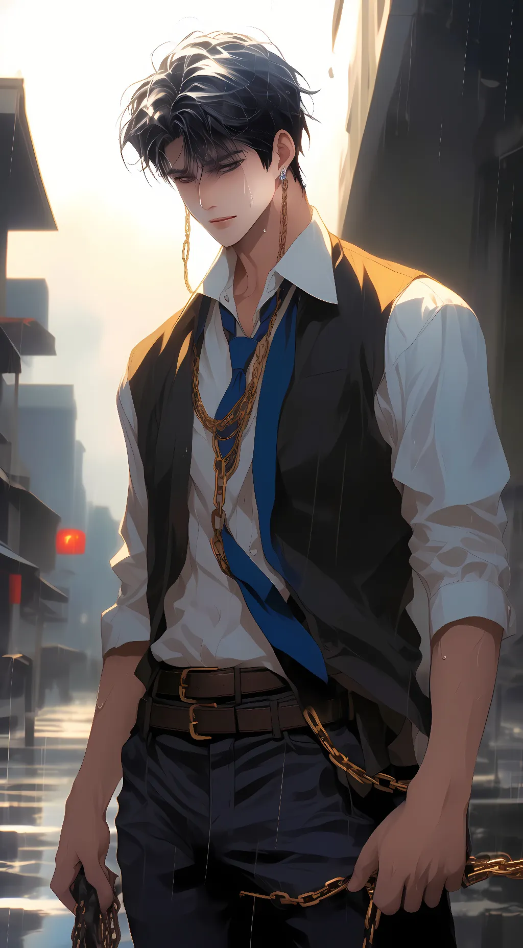 ai character: Derrick background