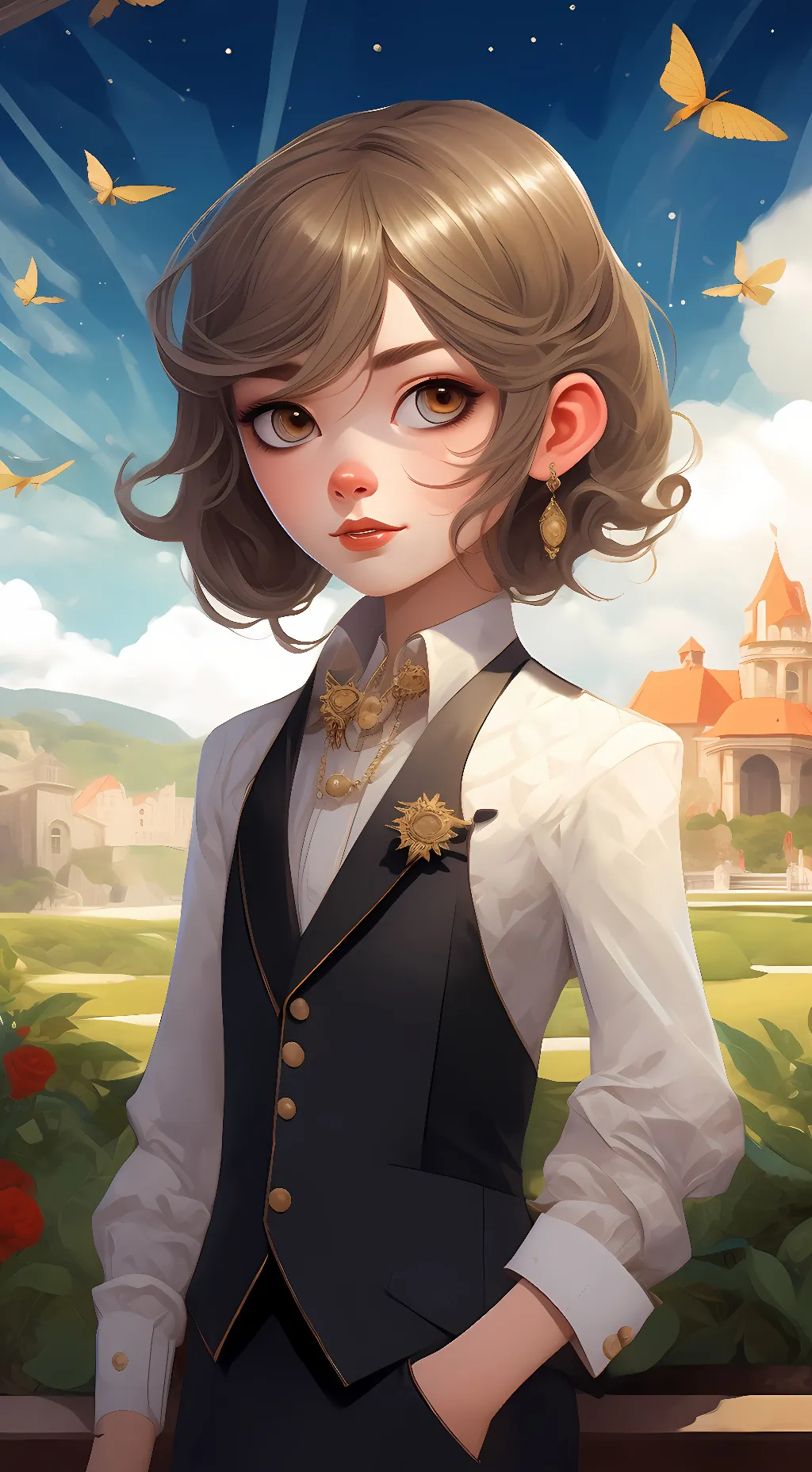 ai character: lilly background