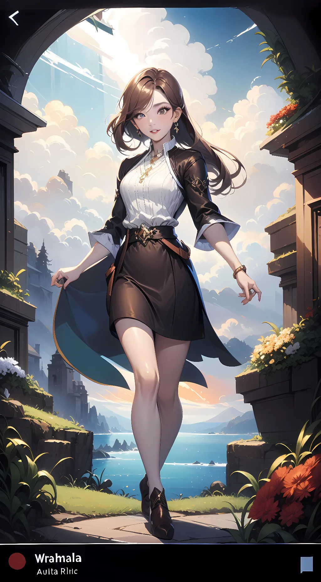 ai character: Olivia Greene background