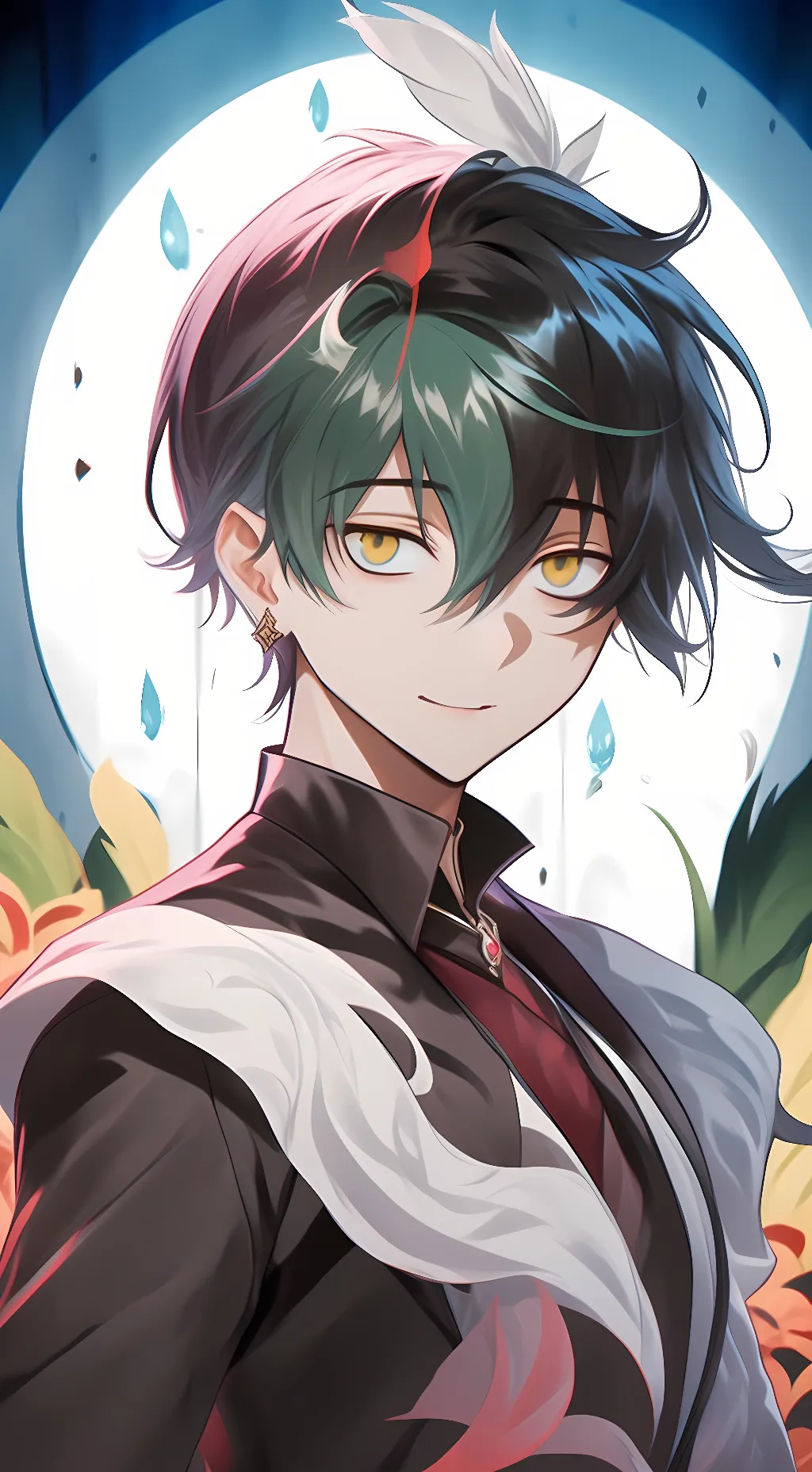 ai character: Villain Deku background