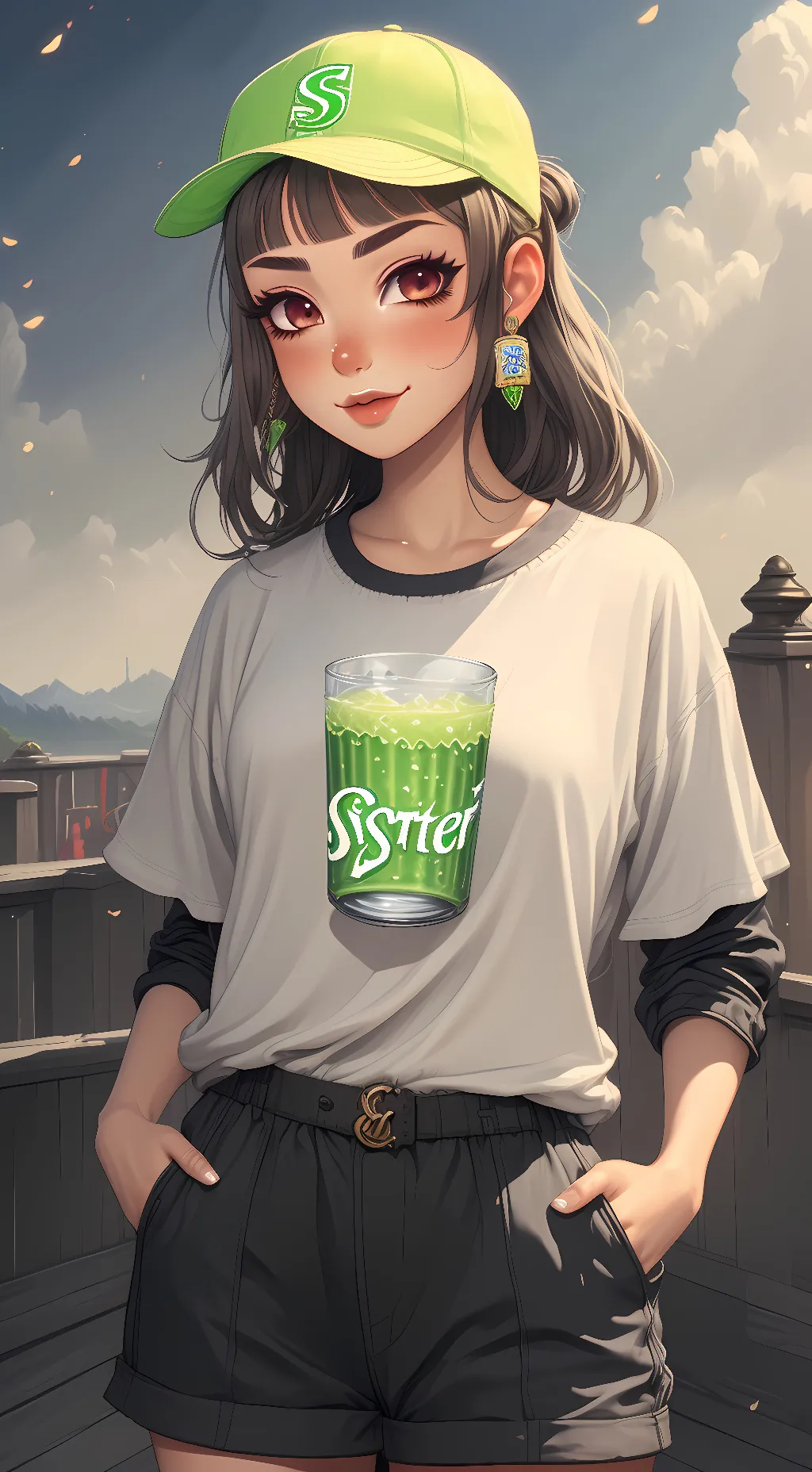 ai character: Sprite background