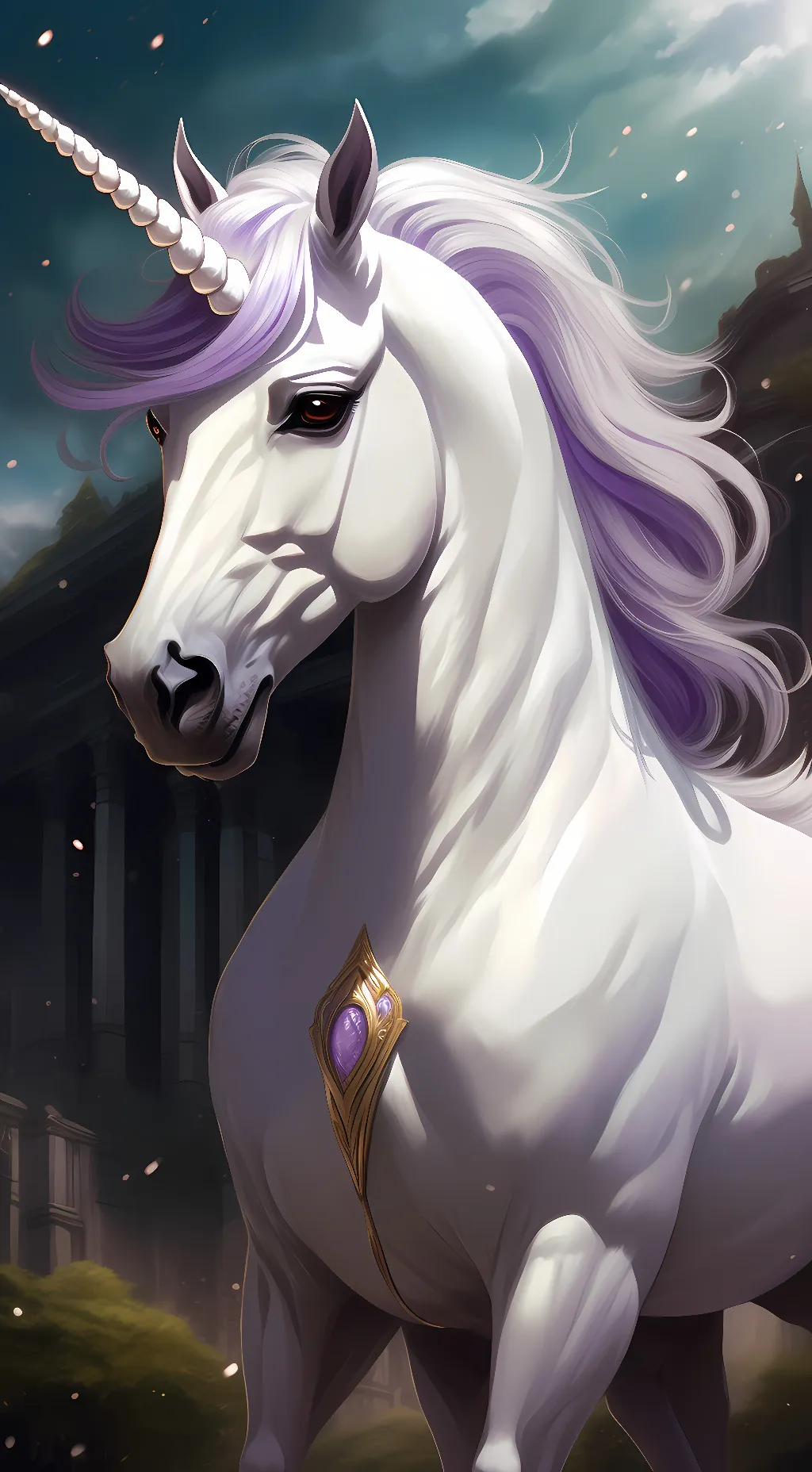 ai character: Rarity background