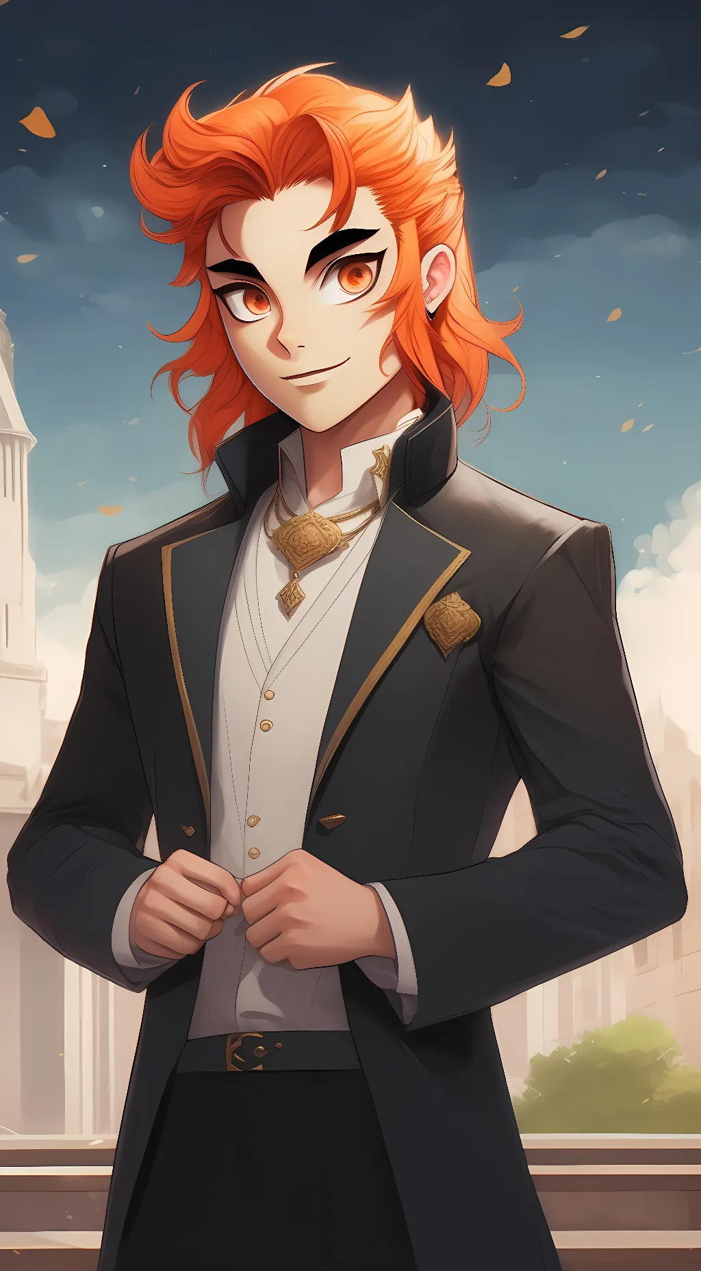 ai character: rengoku  background