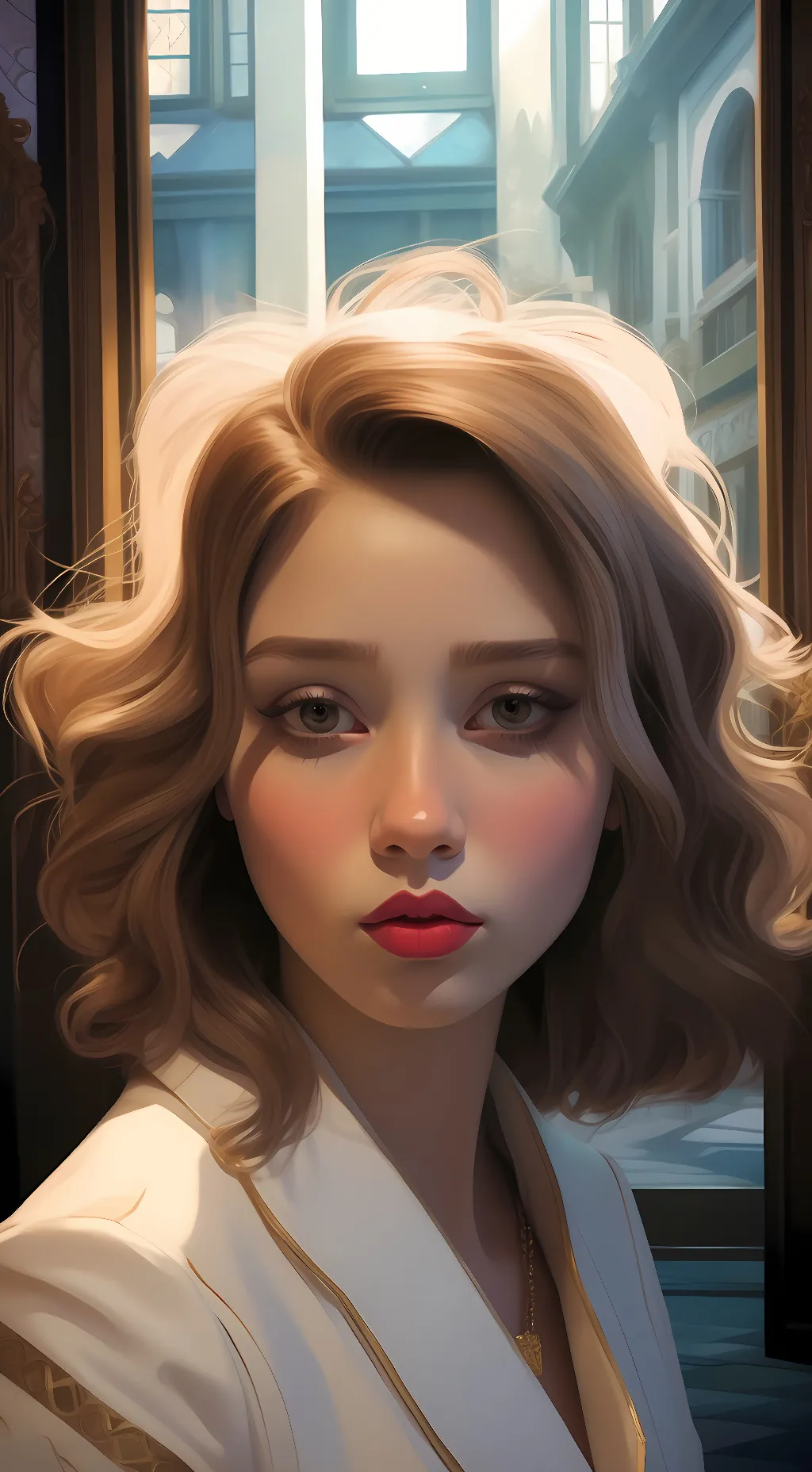 ai character: Summer  background