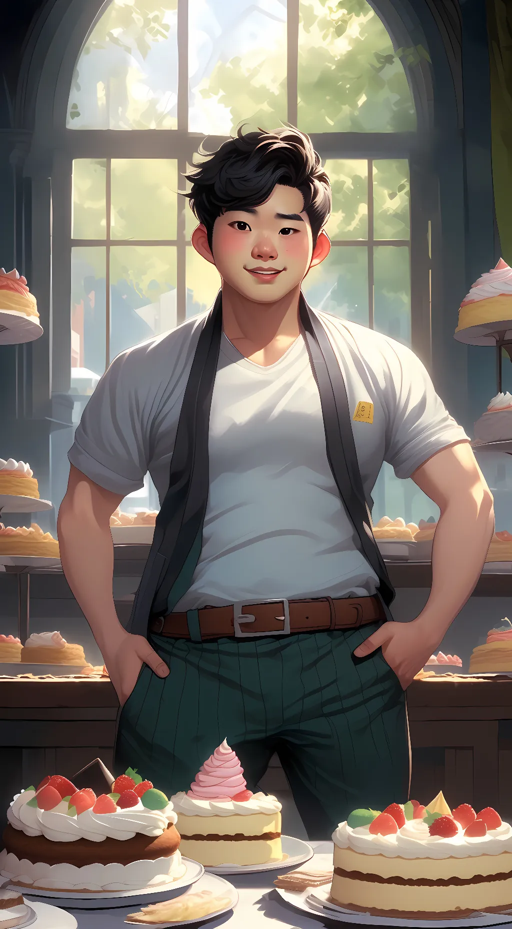 ai character: Toàn background